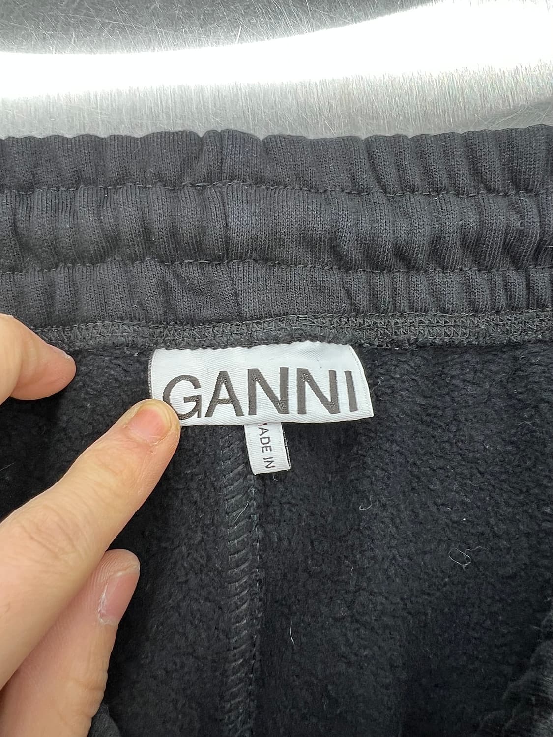 가니 소프트웨어 이솔리 엠브로이더 블랙 트랙 팬츠 상품이미지7