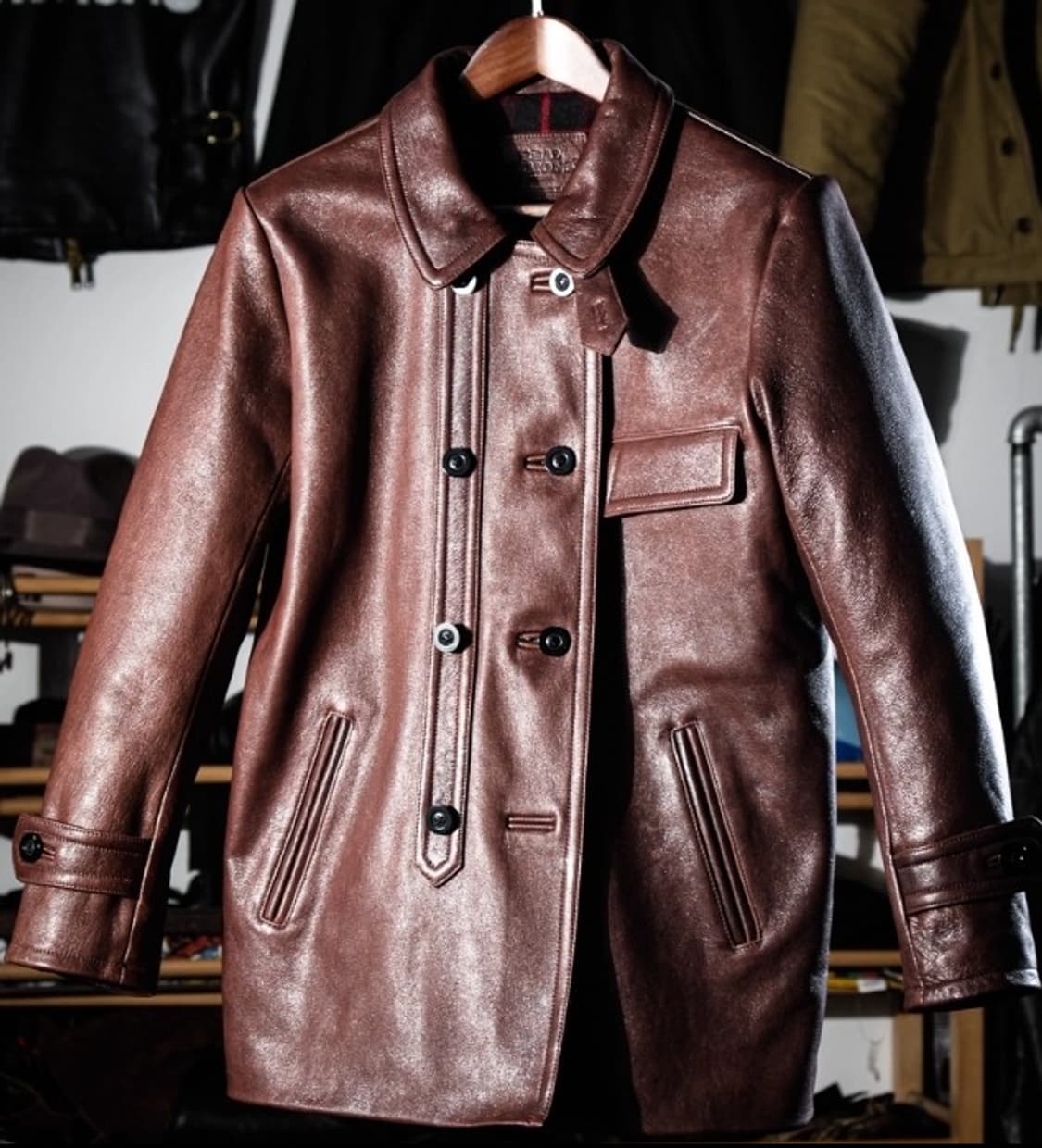 리얼시몬스 르 코르뷔지에 양가죽 자켓 3xl 새제품 상품이미지1