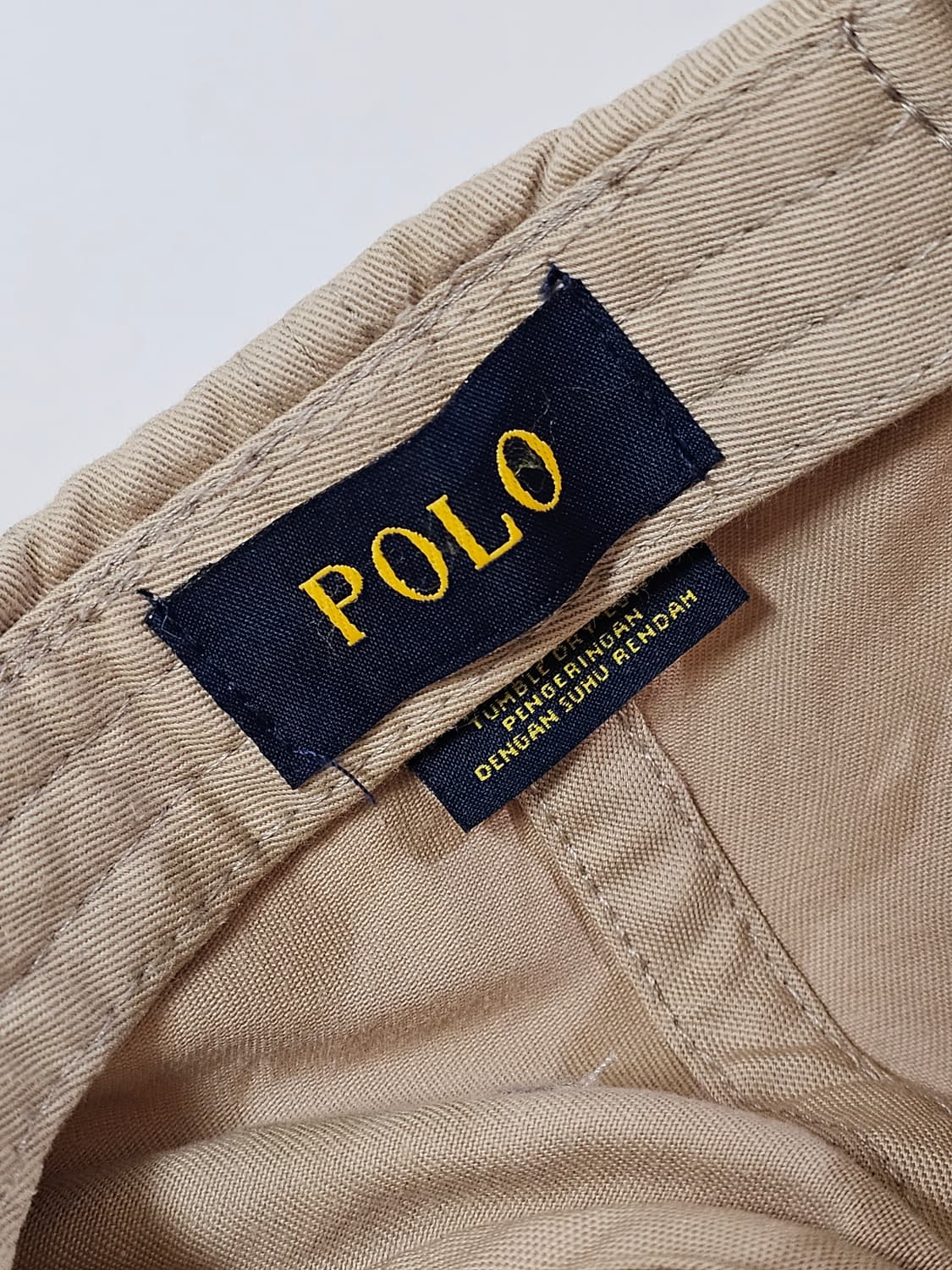 폴로 랄프로렌 베이지 코튼 치노 볼캡 상품이미지6