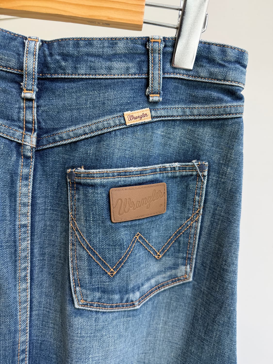 WRANGLER (Made in Japan) 데님 스커트  상품이미지5