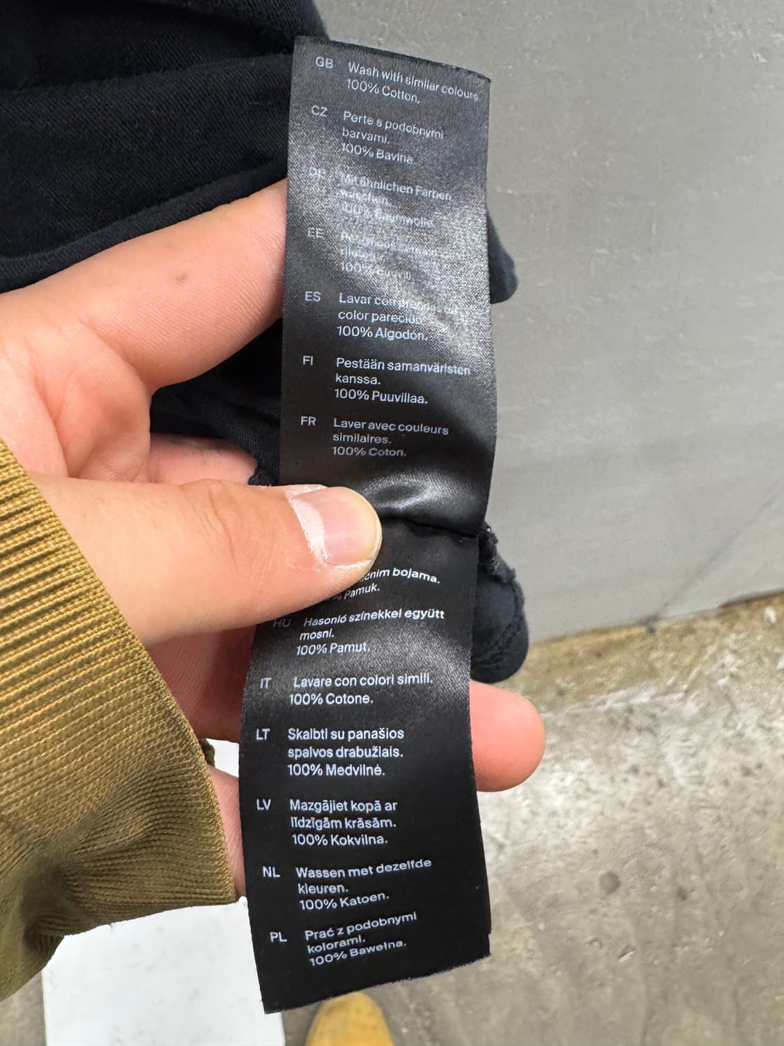 COS 코스 블랙 반팔 티셔츠 L 상품이미지6