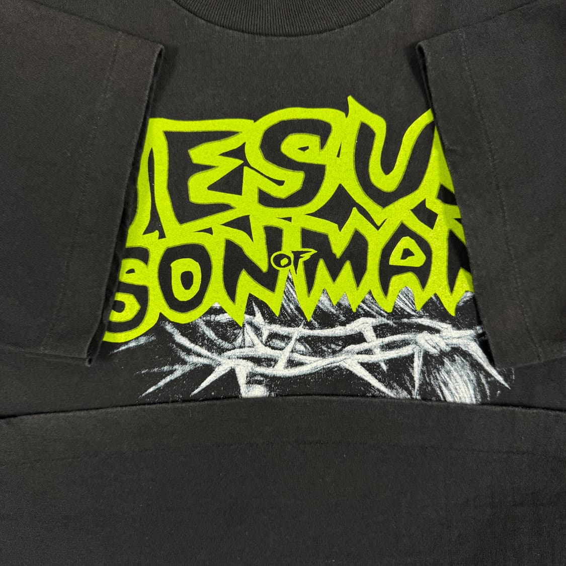 90s Jesus Son Of Man 지저스 마릴린맨슨 패러디 티셔츠 상품이미지7