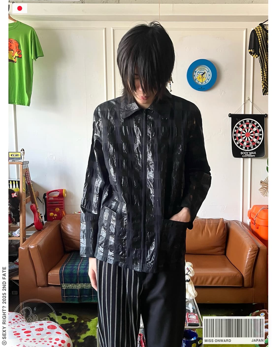 80-90s Miss Onward Gothic Coated Jacket 상품이미지1