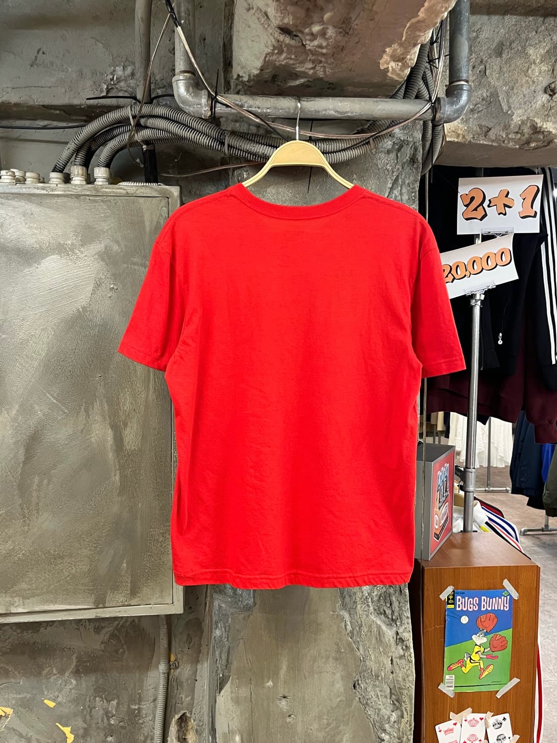 엠엘비 반팔티 레드 M #csz3660 상품이미지2