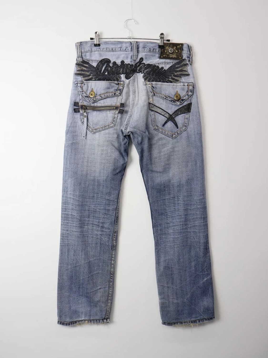 Origin Y2K Embroidery Denim Pants 상품이미지5