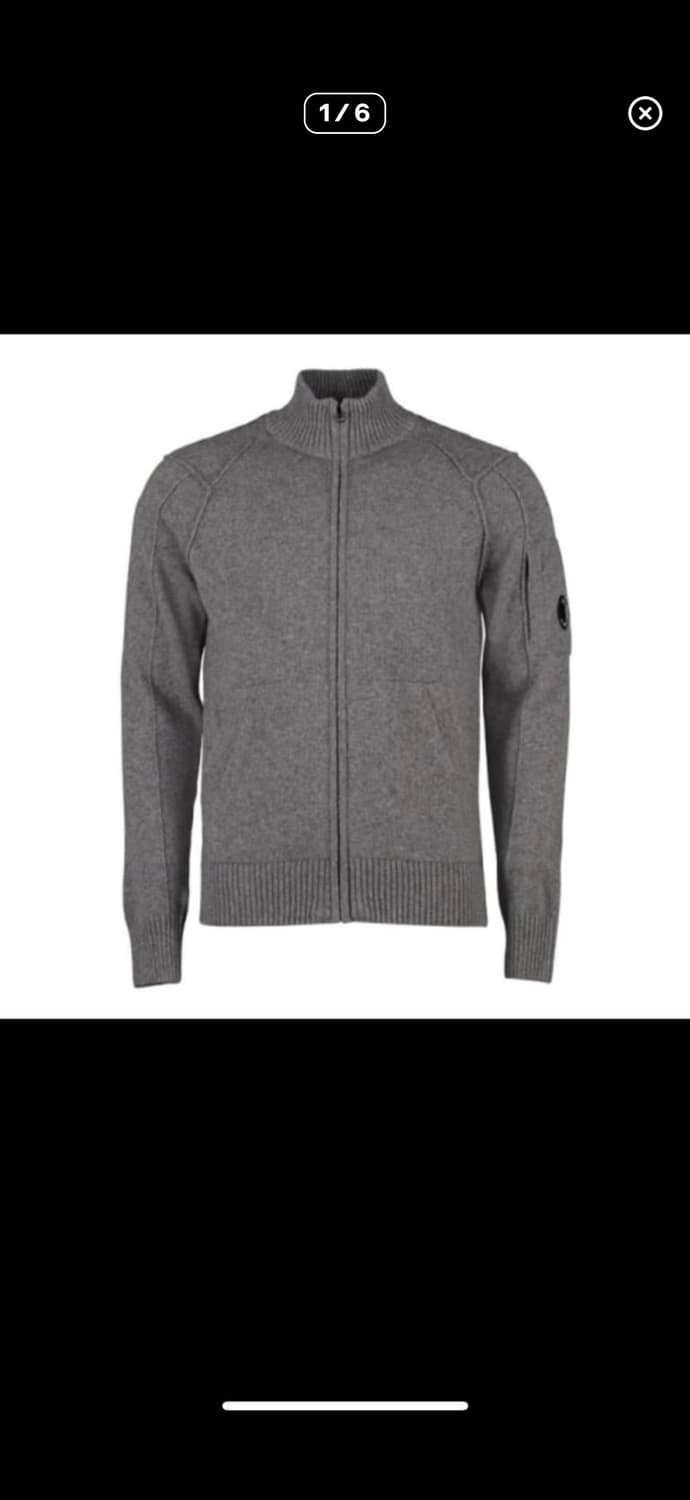 Cp컴퍼니 렌즈와펜 니트집업 상품이미지1