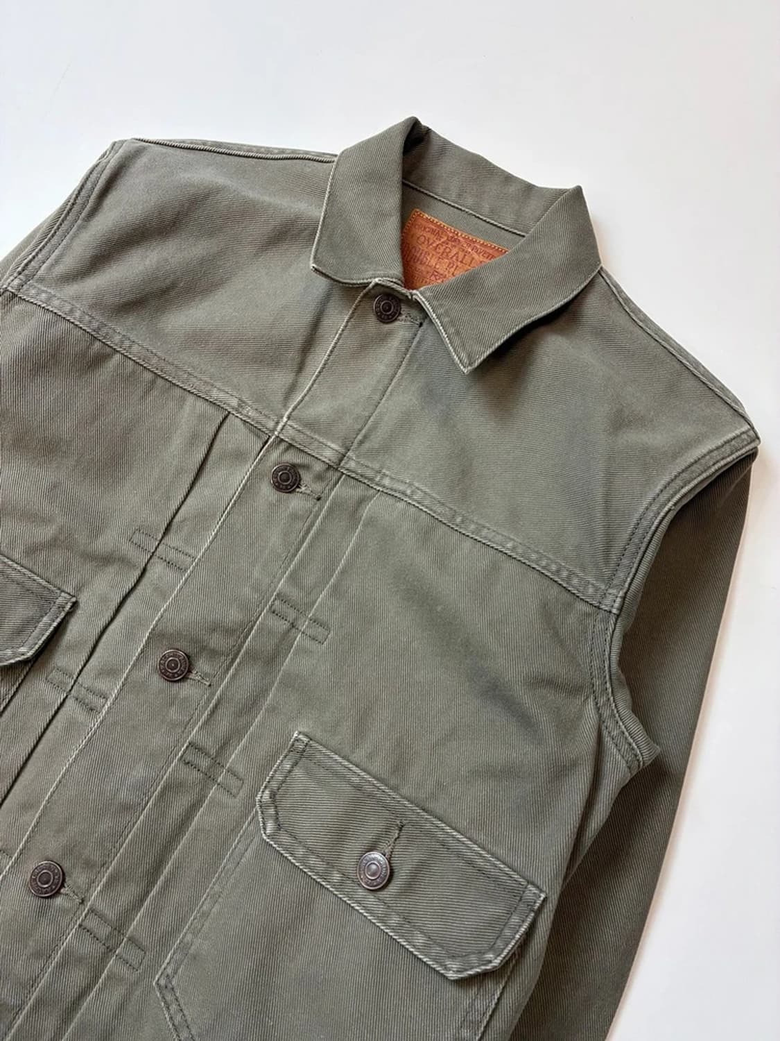 더블알엘 RRL 타입2 올리브 숏 트윌 자켓 PN5504    상품이미지2