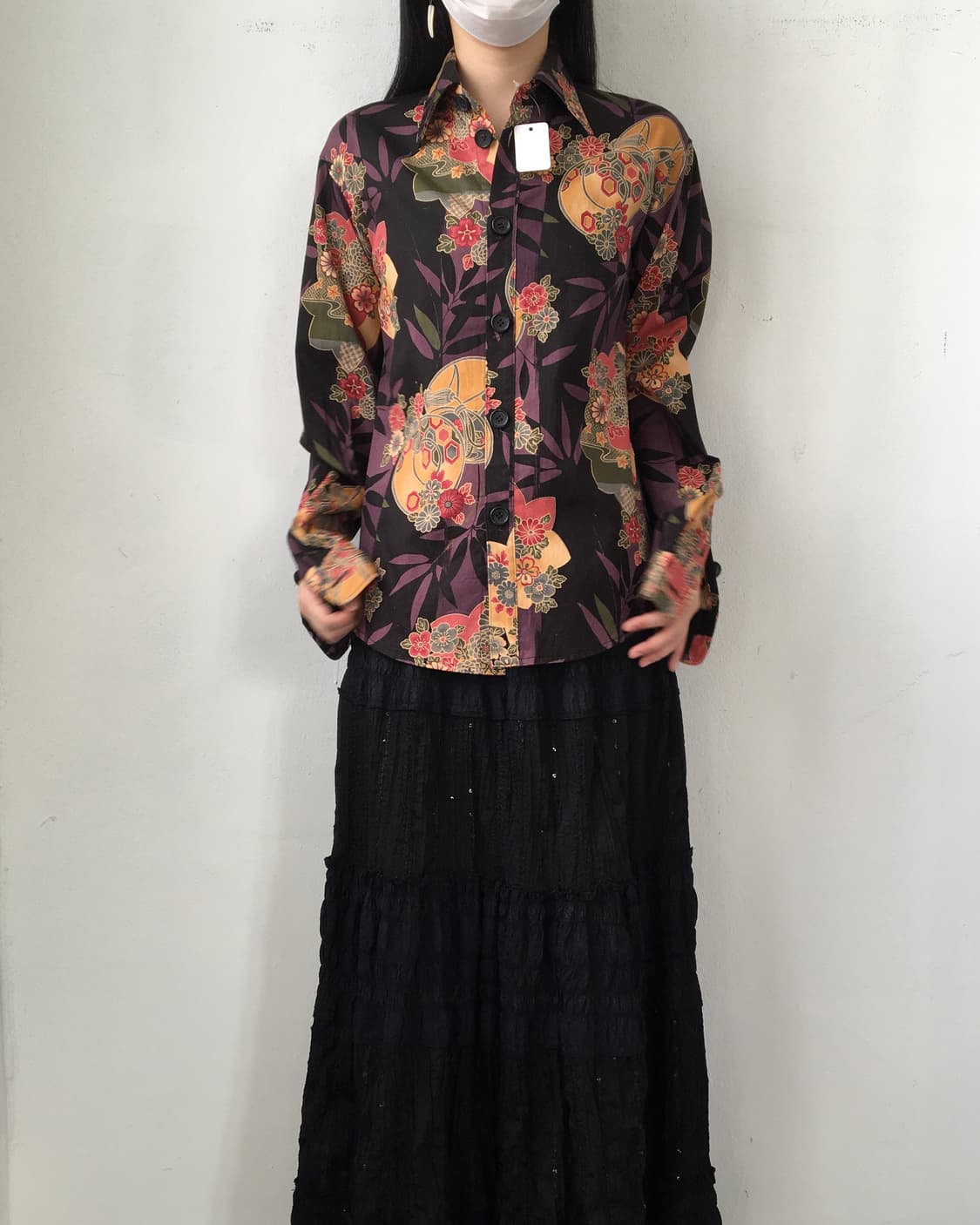 Oriental printing shirt 상품이미지5