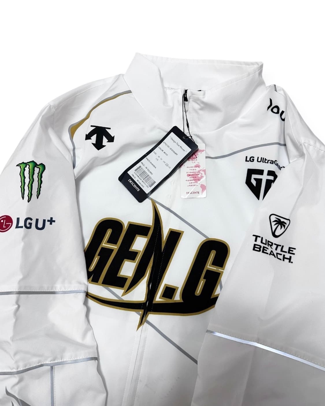 [새상품] 젠지x데상트 2024월즈 유니폼 바람막이 상품이미지4