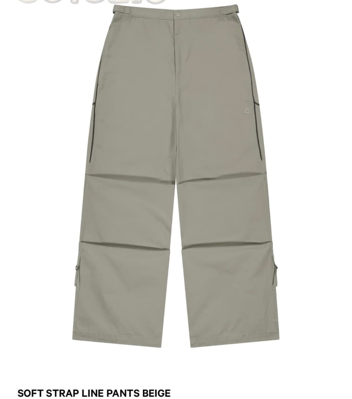 코이세이오 소프트 스트랩 라인팬츠 (베이지) 상품이미지1