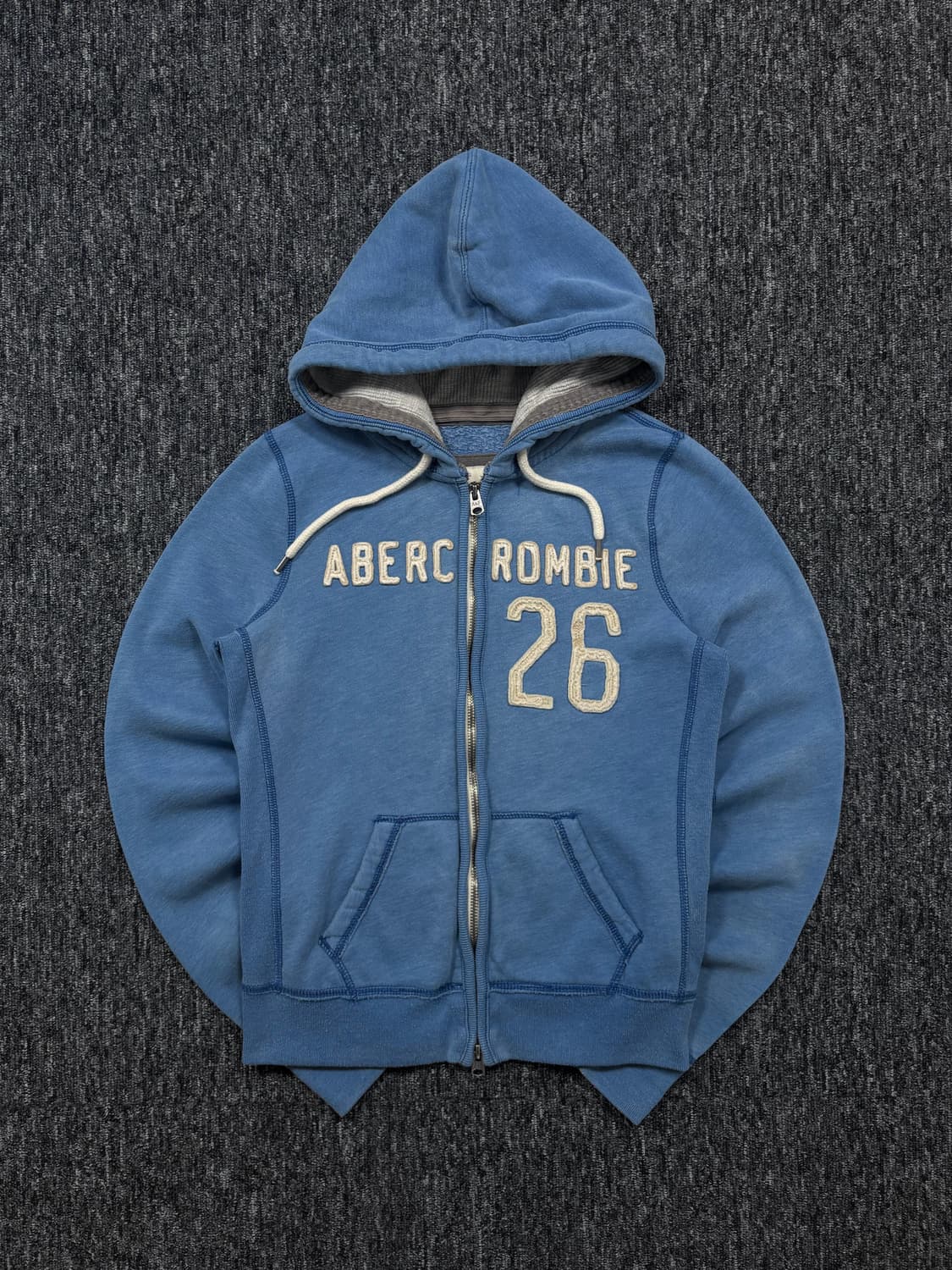 아베크롬비 블루 후드집업  상품이미지3