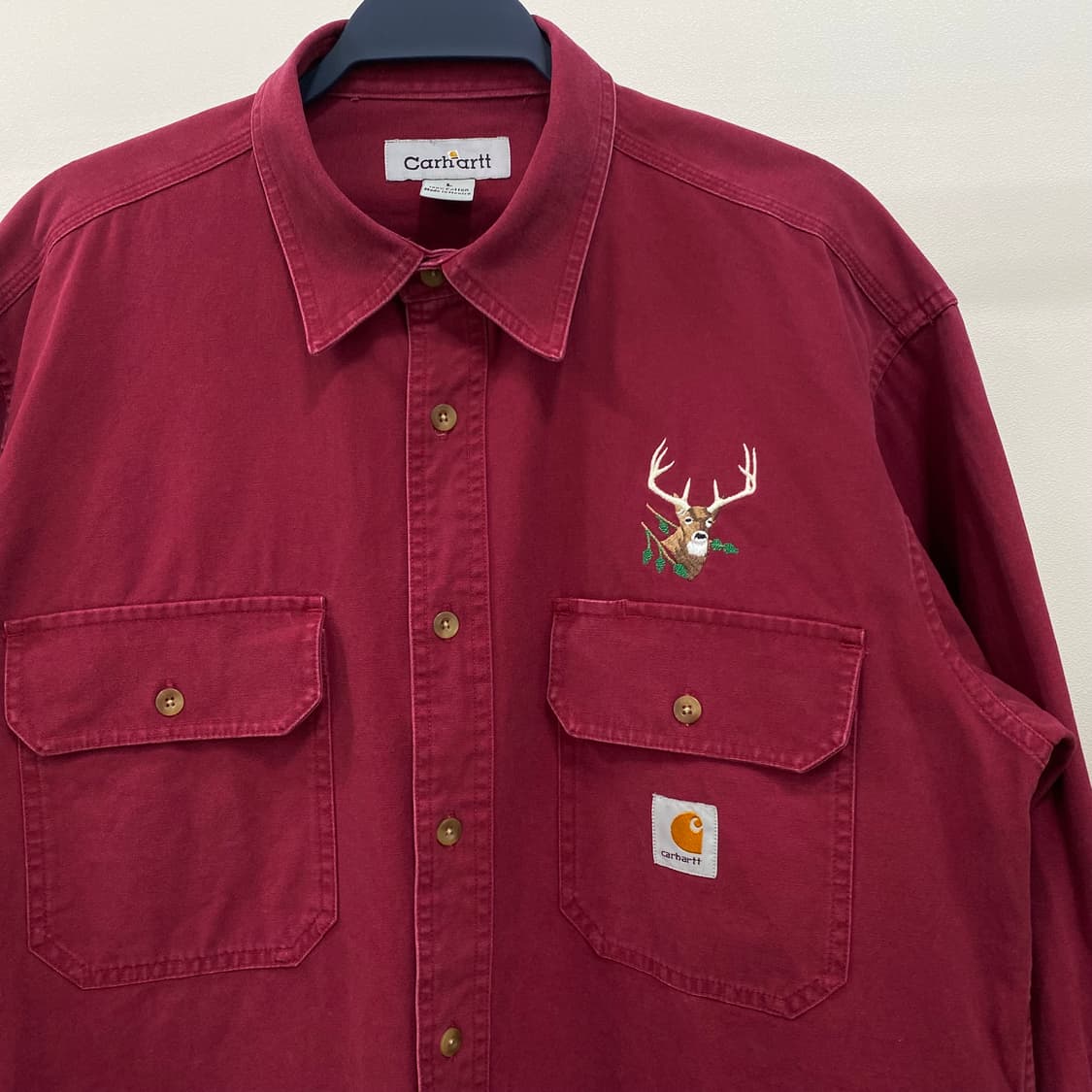 칼하트 사슴 자수 워크 셔츠 상품이미지3