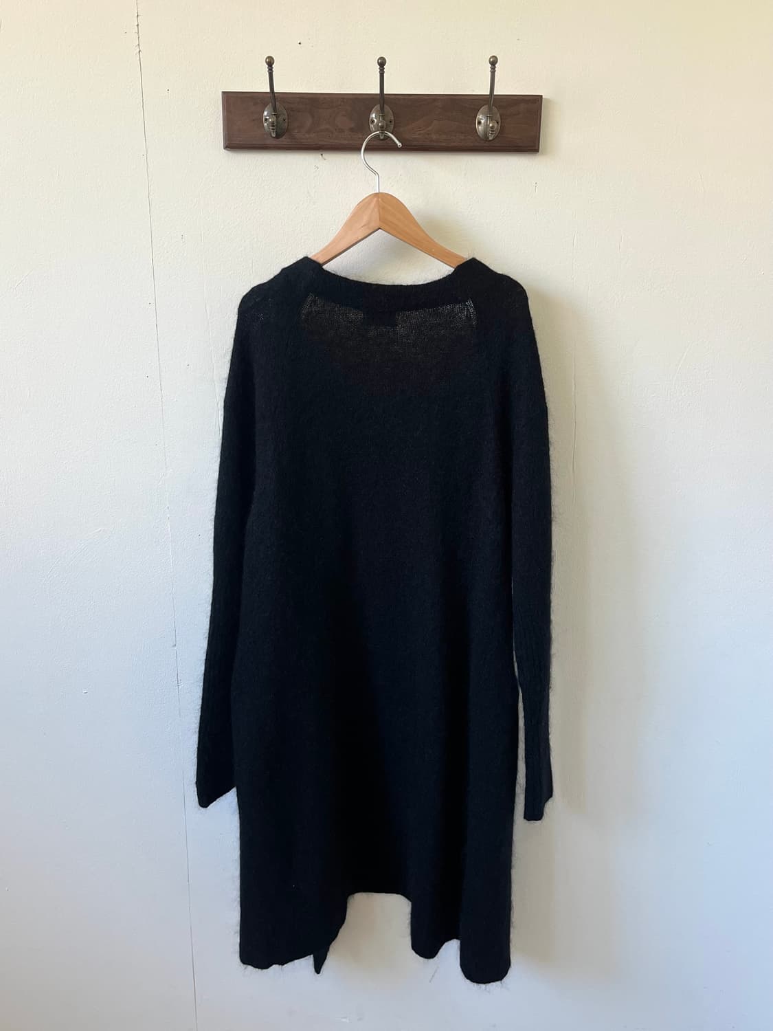 Acne Studios 모헤어 블랙 롱 가디건 상품이미지3