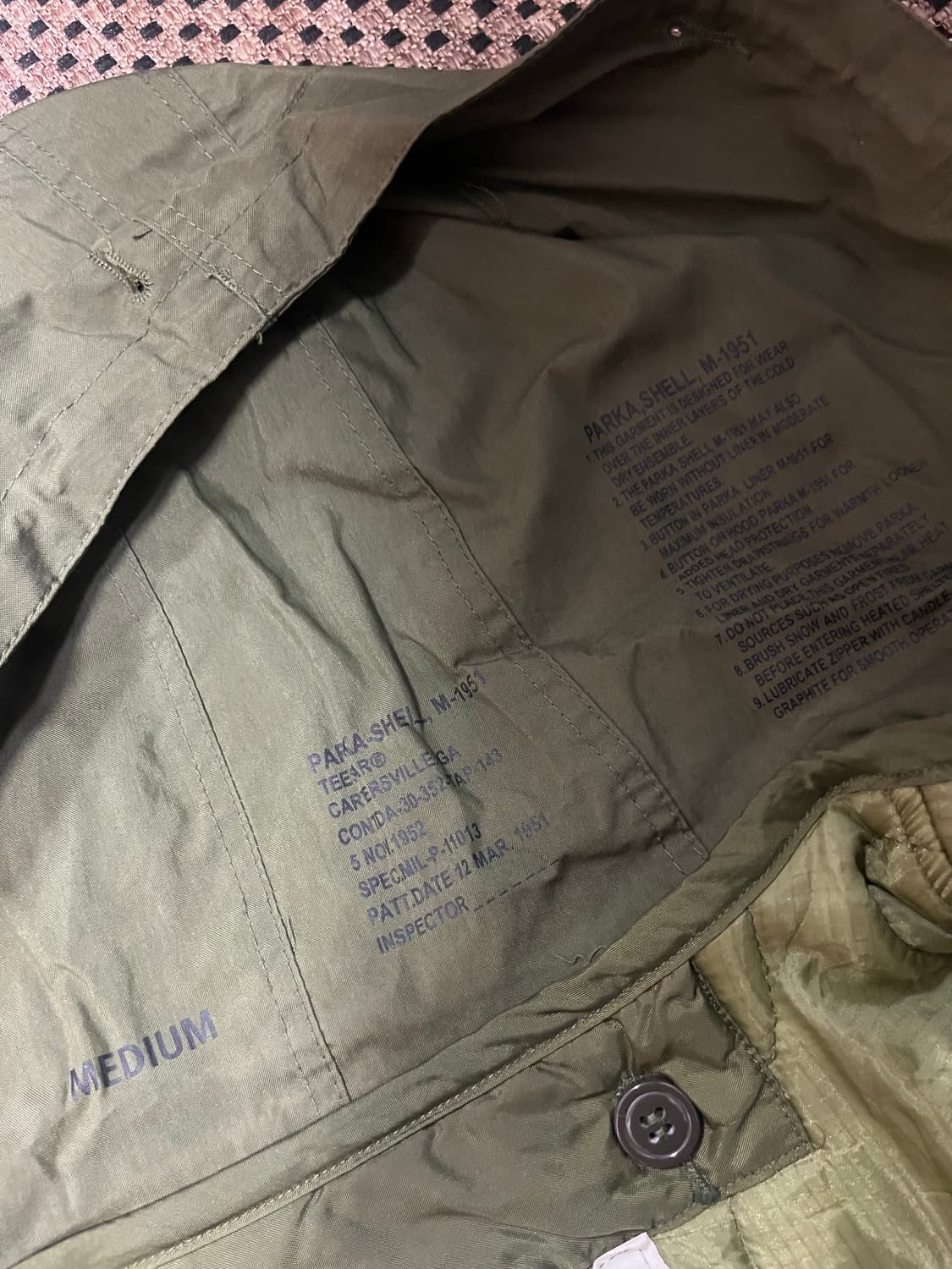 피쉬테일 m-51 야상 105 상품이미지3