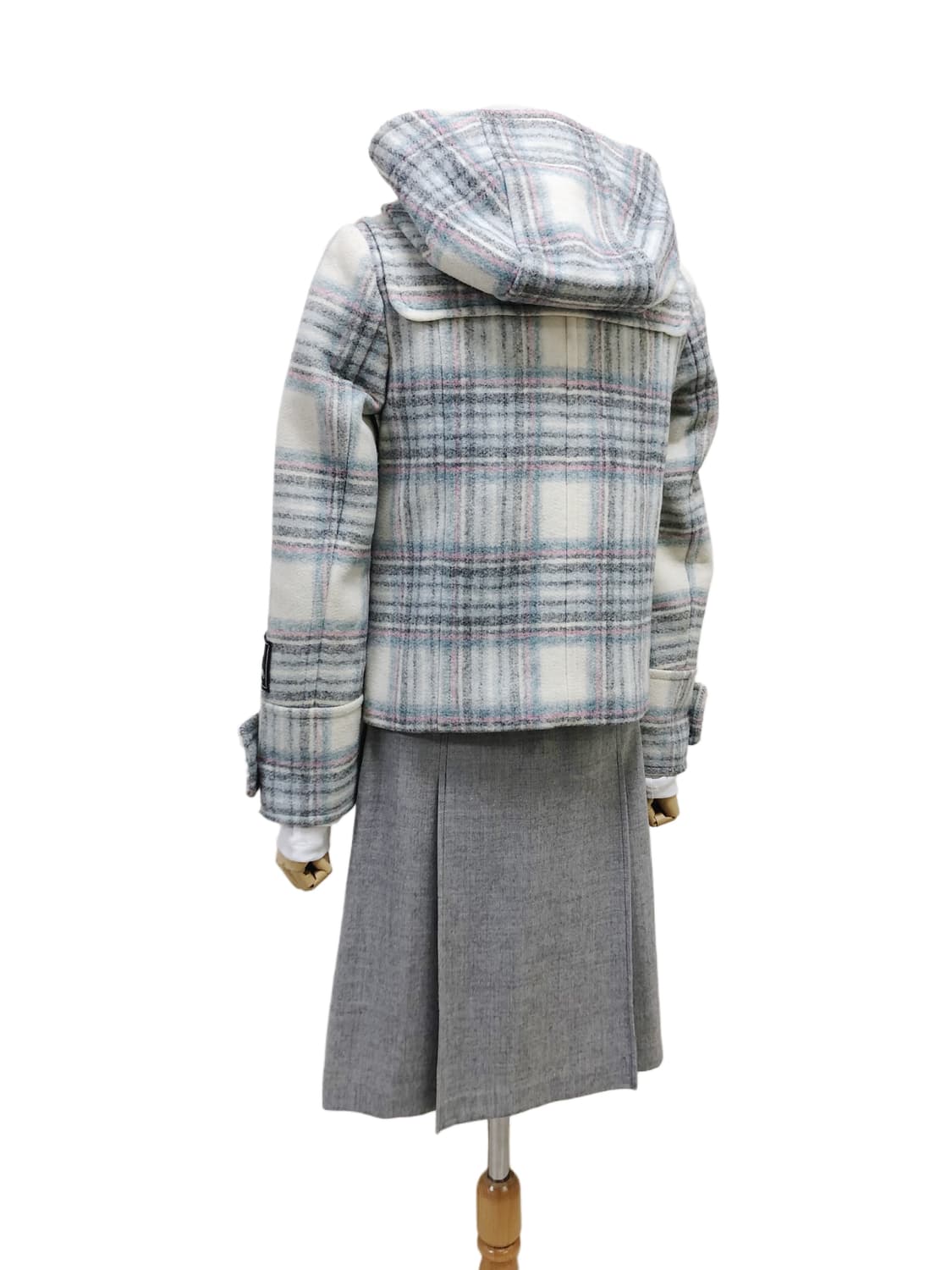 CROLLA 크롤라 체크 더플코트 상품이미지7