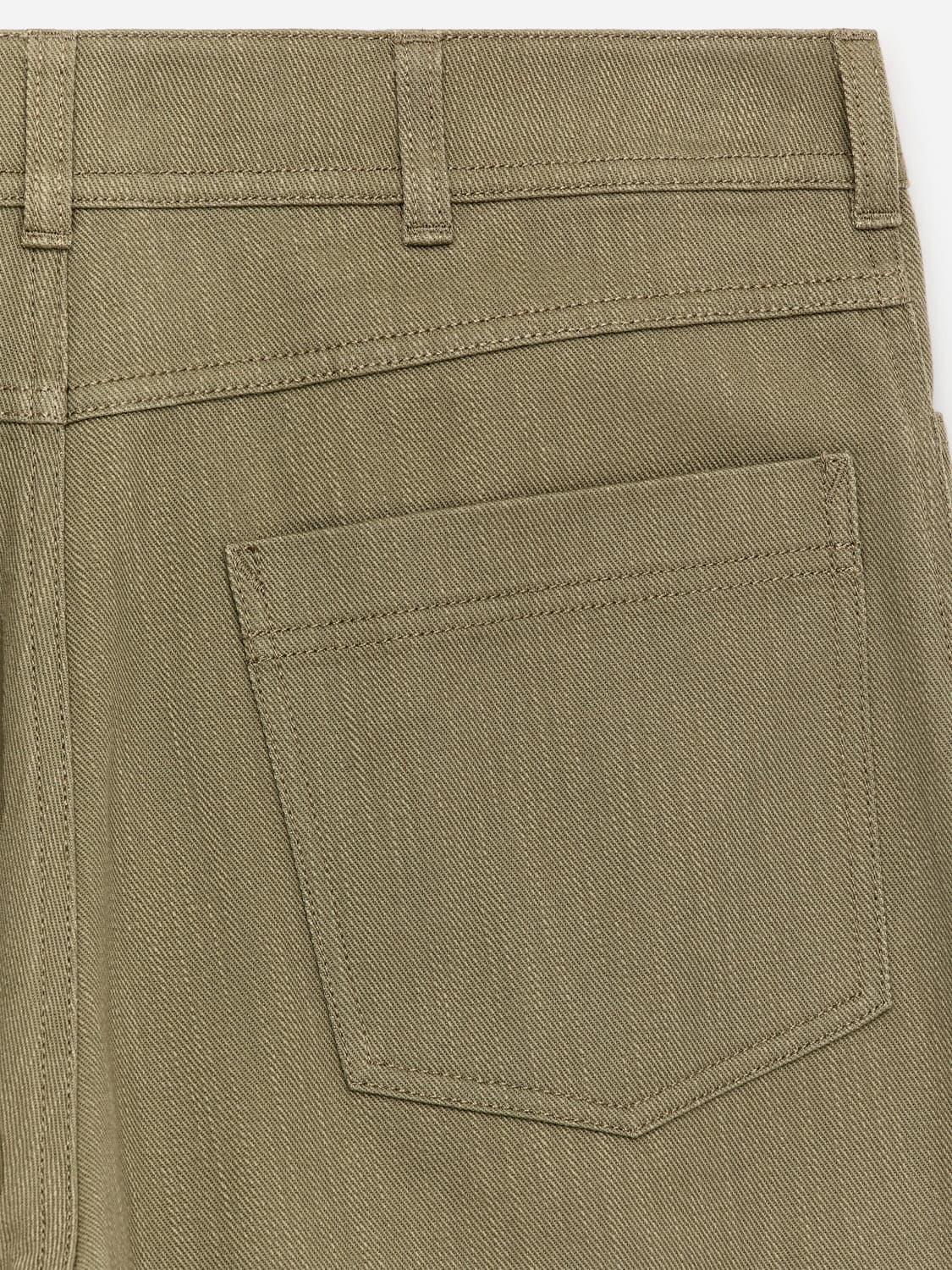 아르켓 코튼 트윌 트라우저 카키그린 50 새상품 상품이미지3