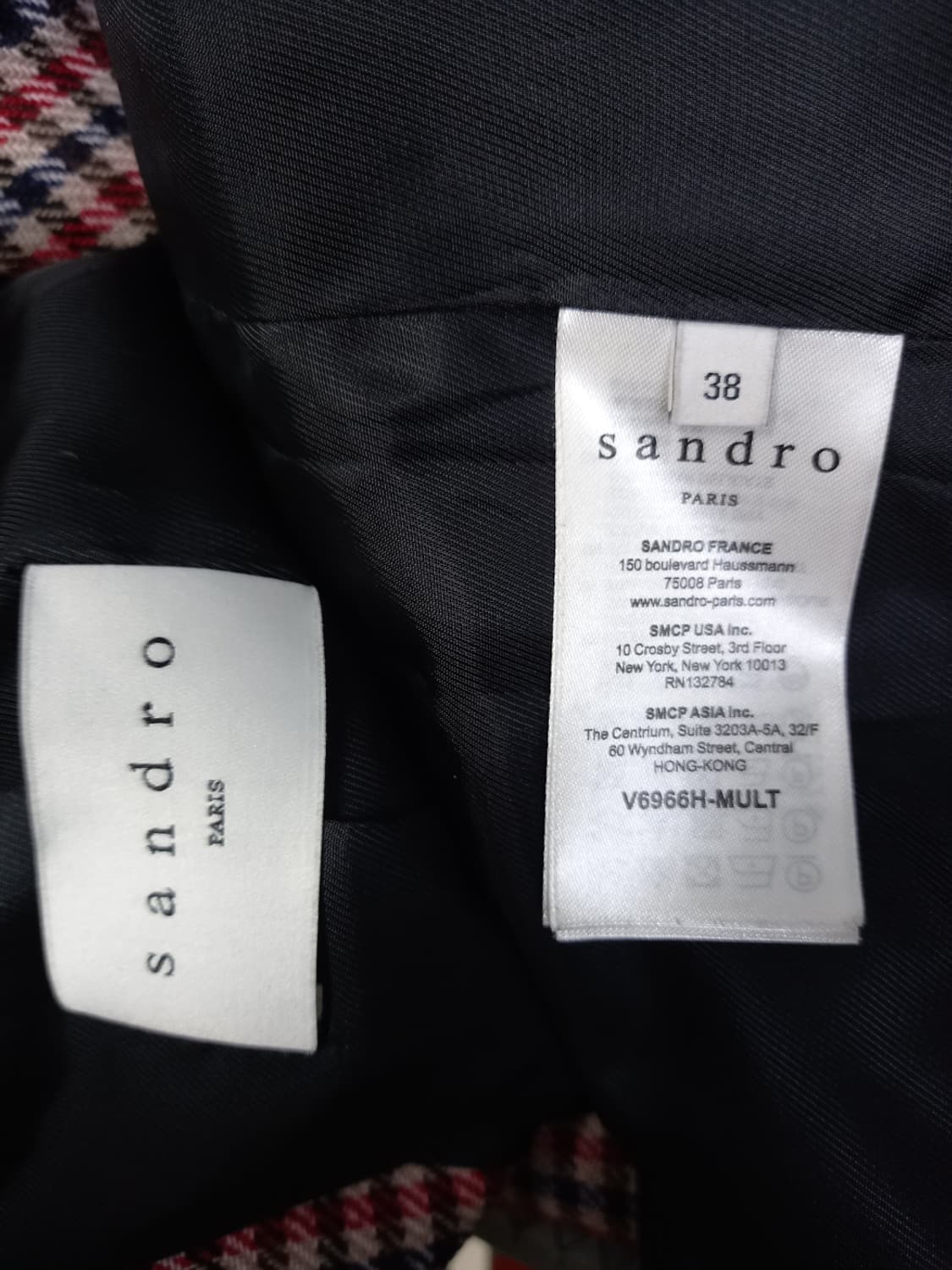 산드로 춘추동 모 자켓 66.55 상품이미지9