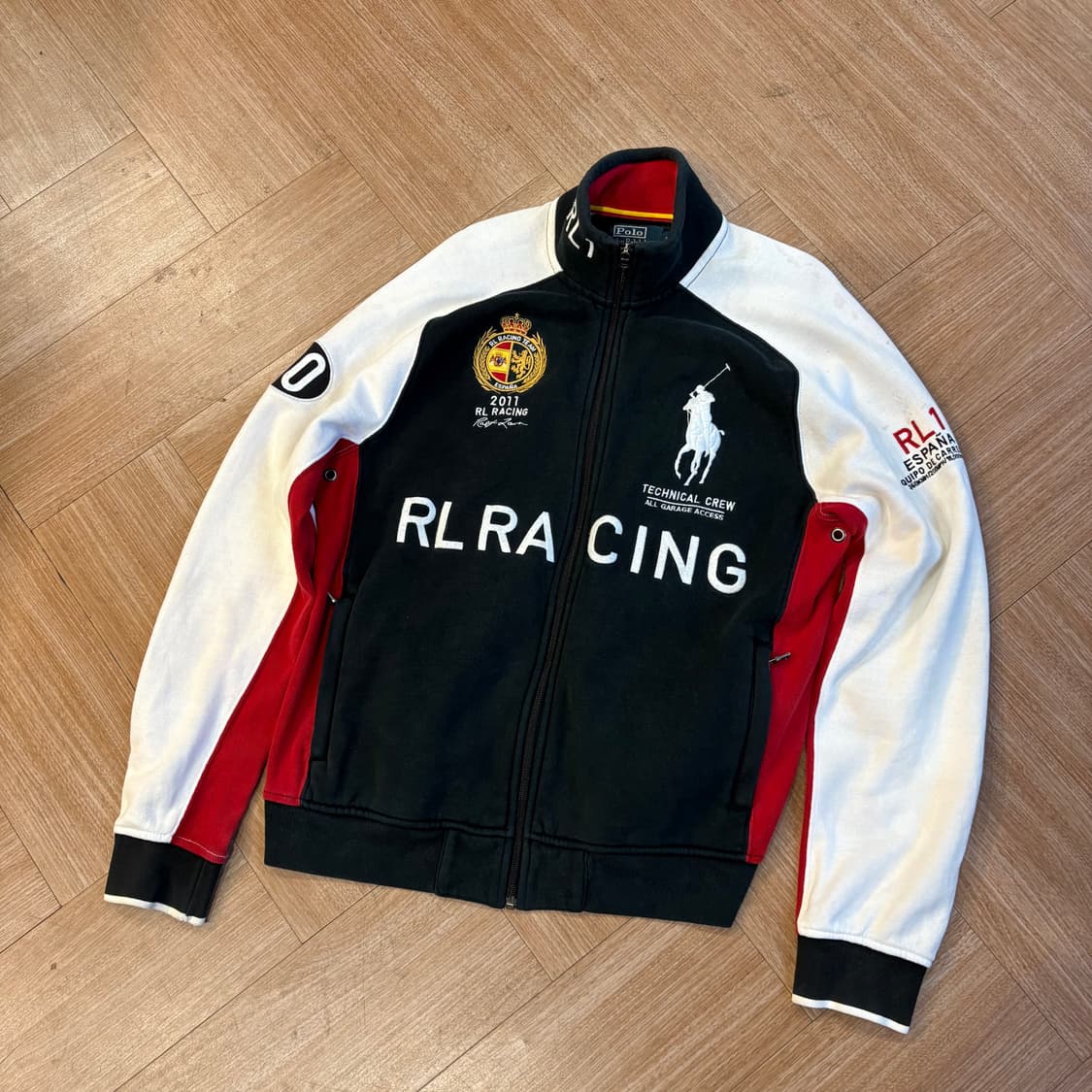 폴로 랄프로렌 RL 레이싱 스패니쉬 트랙수트 탑 자켓 상품이미지4