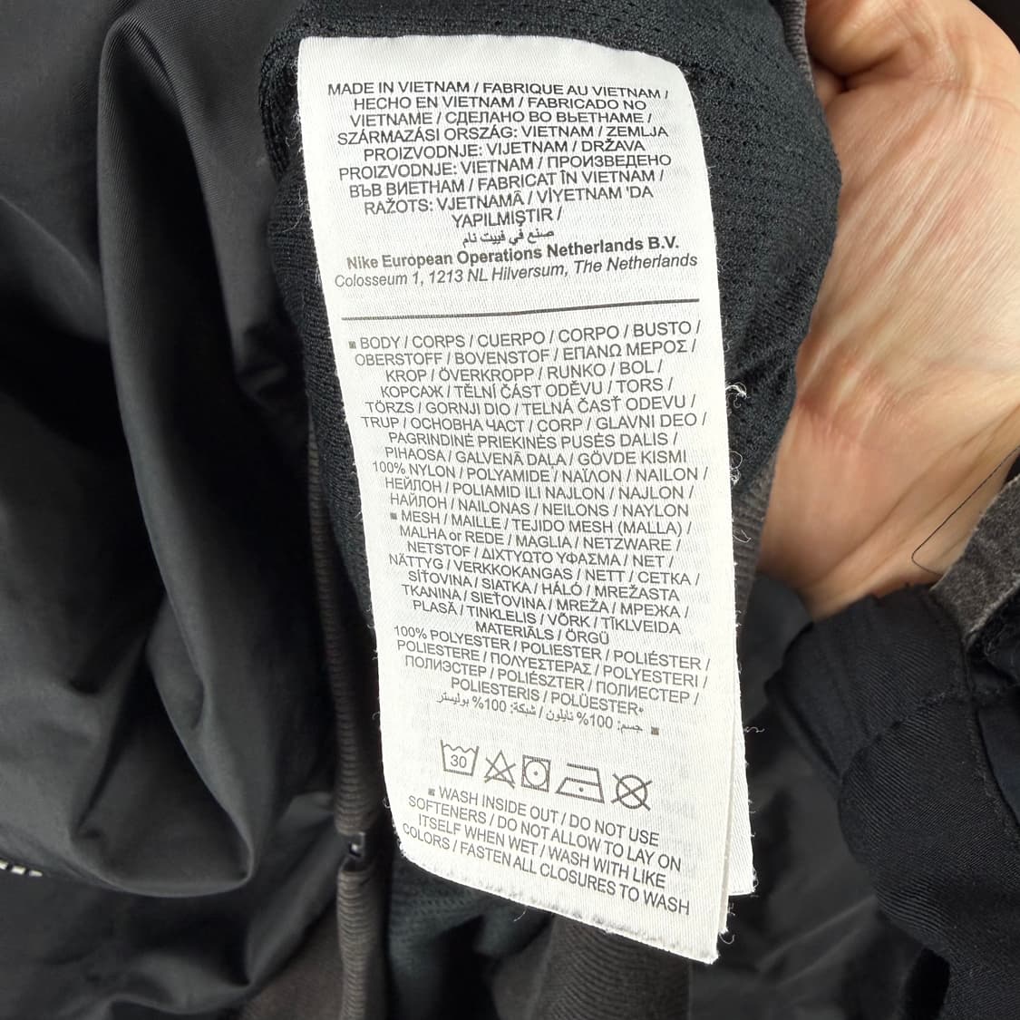 XL) 나이키 NSW 윈드러너 바람막이 자켓 블랙 상품이미지4