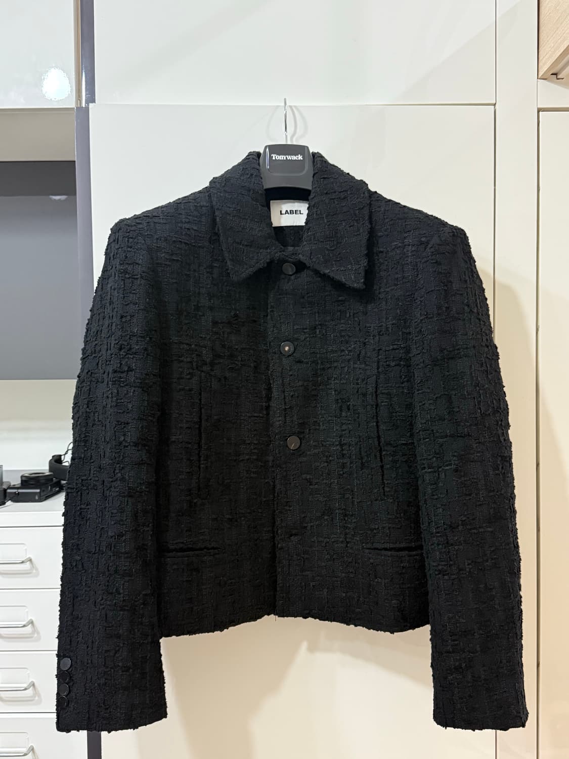 라벨아카이브 트위드 자켓 블랙 2사이즈 상품이미지2
