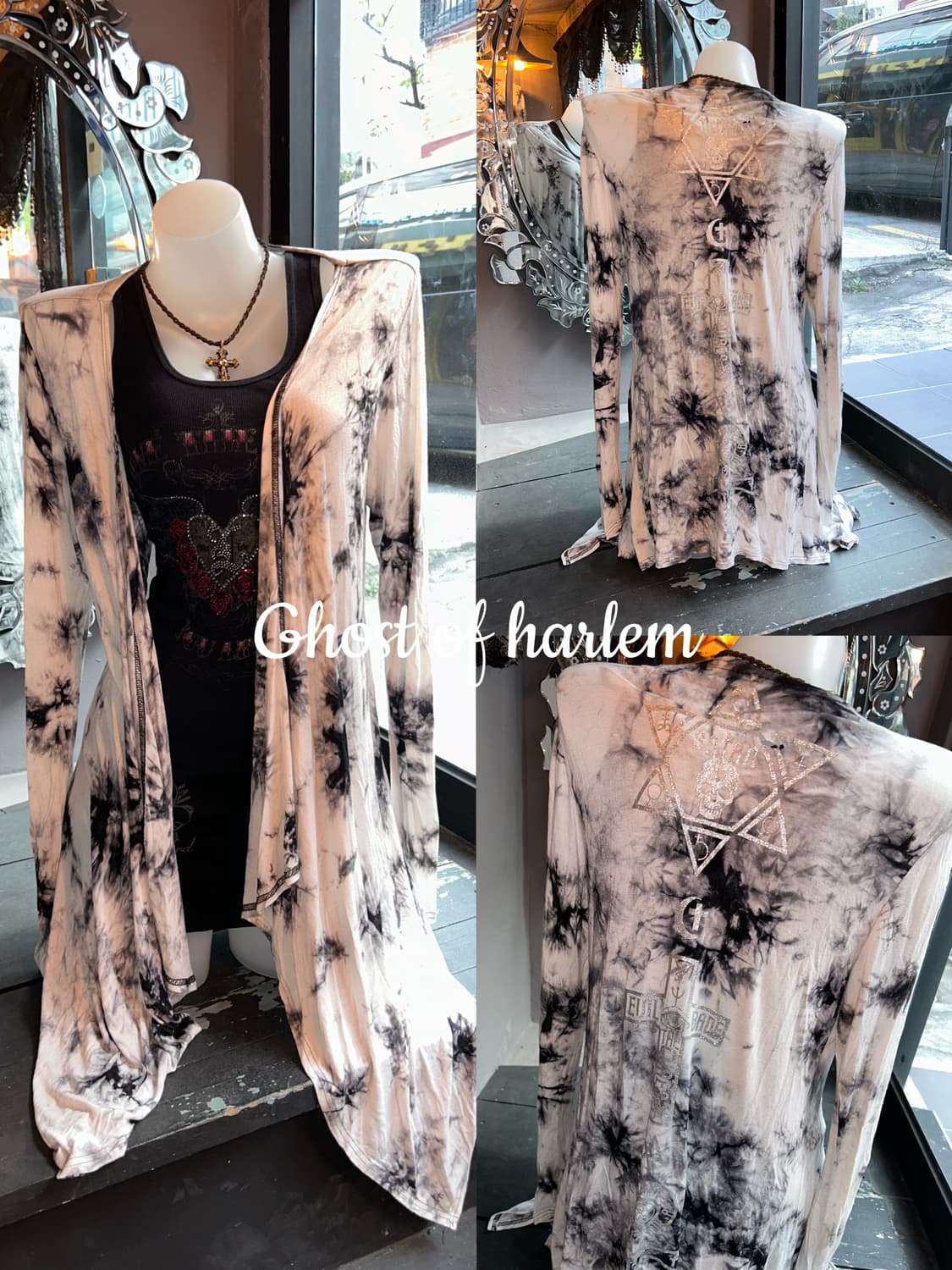 GHOST of HARLEM 고스트 오브할렘 나염 프린팅가디건 펑크y2k 상품이미지9