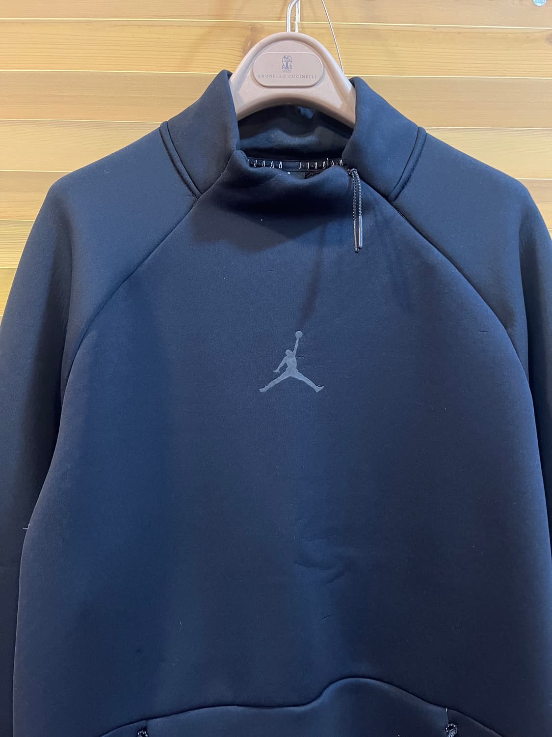 나이키 블랙 하이브리드 스웻티셔츠 하프집업 
 상품이미지2