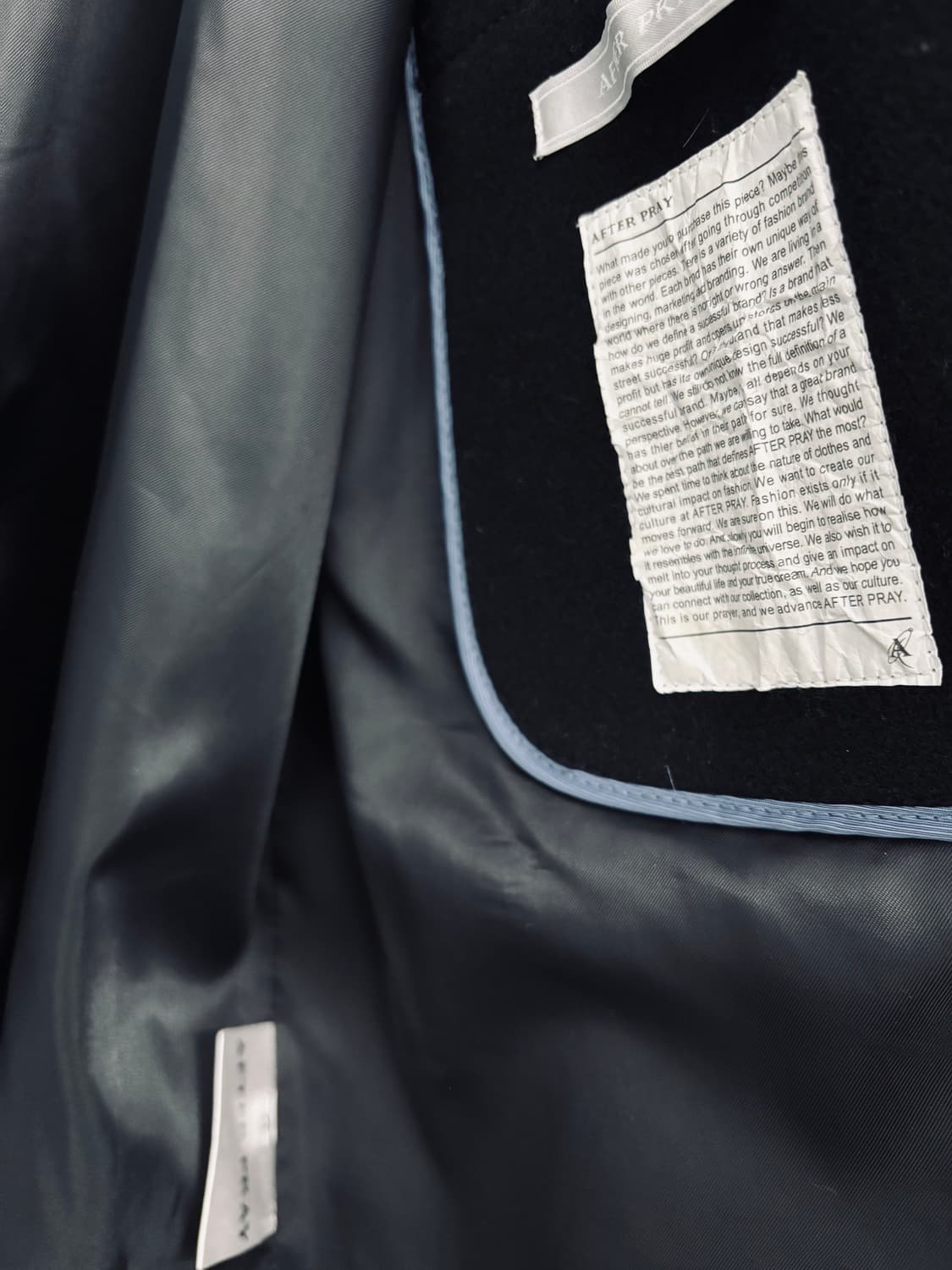 에프터프레이 AFTER PRAY 울 발마칸 로브 코트 상품이미지6