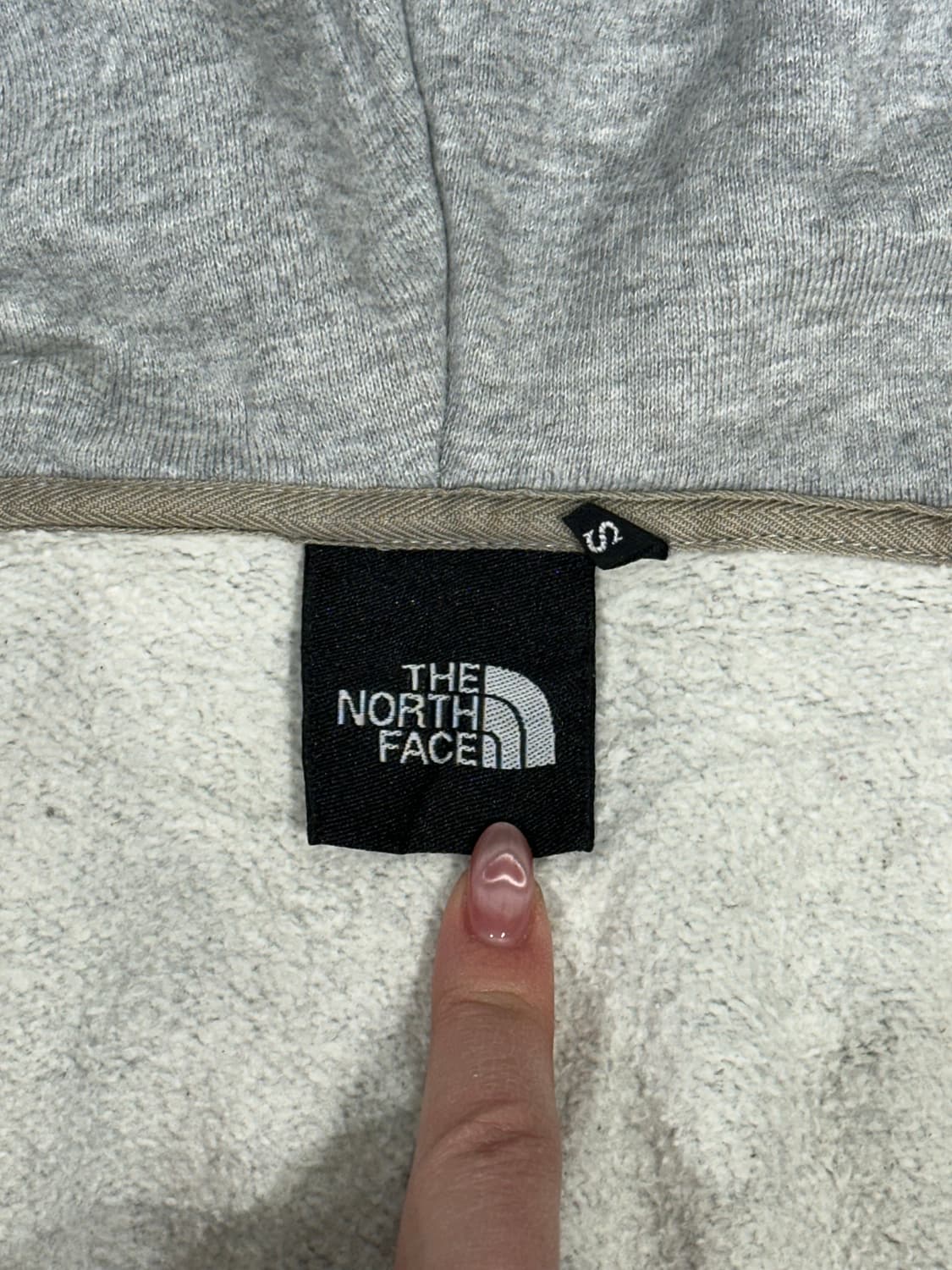 노스페이스 그레이 일본판 오버핏 후드집업 S 상품이미지7