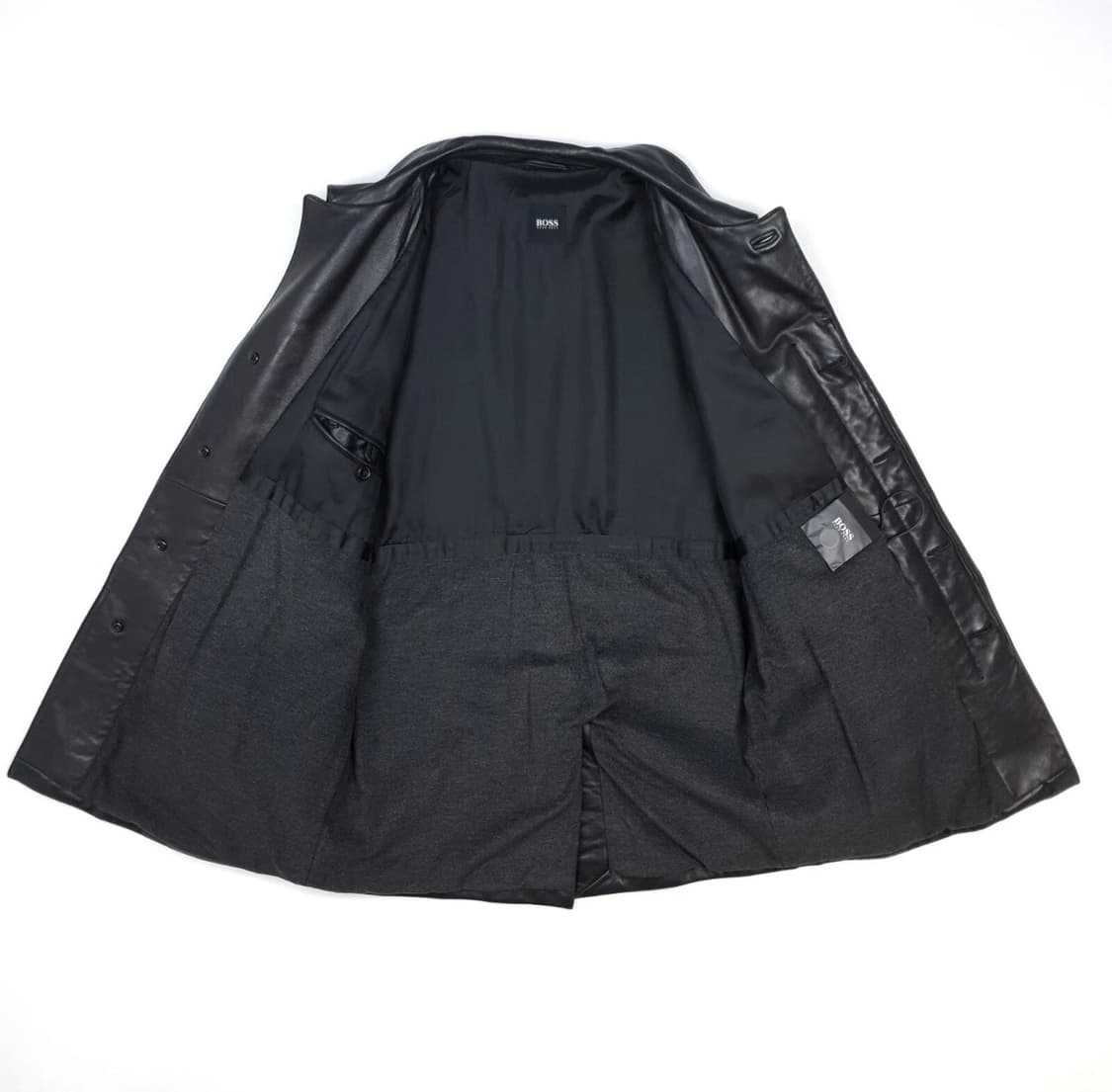 휴고보스 레더 카코트 민트급 올드갭 상품이미지5