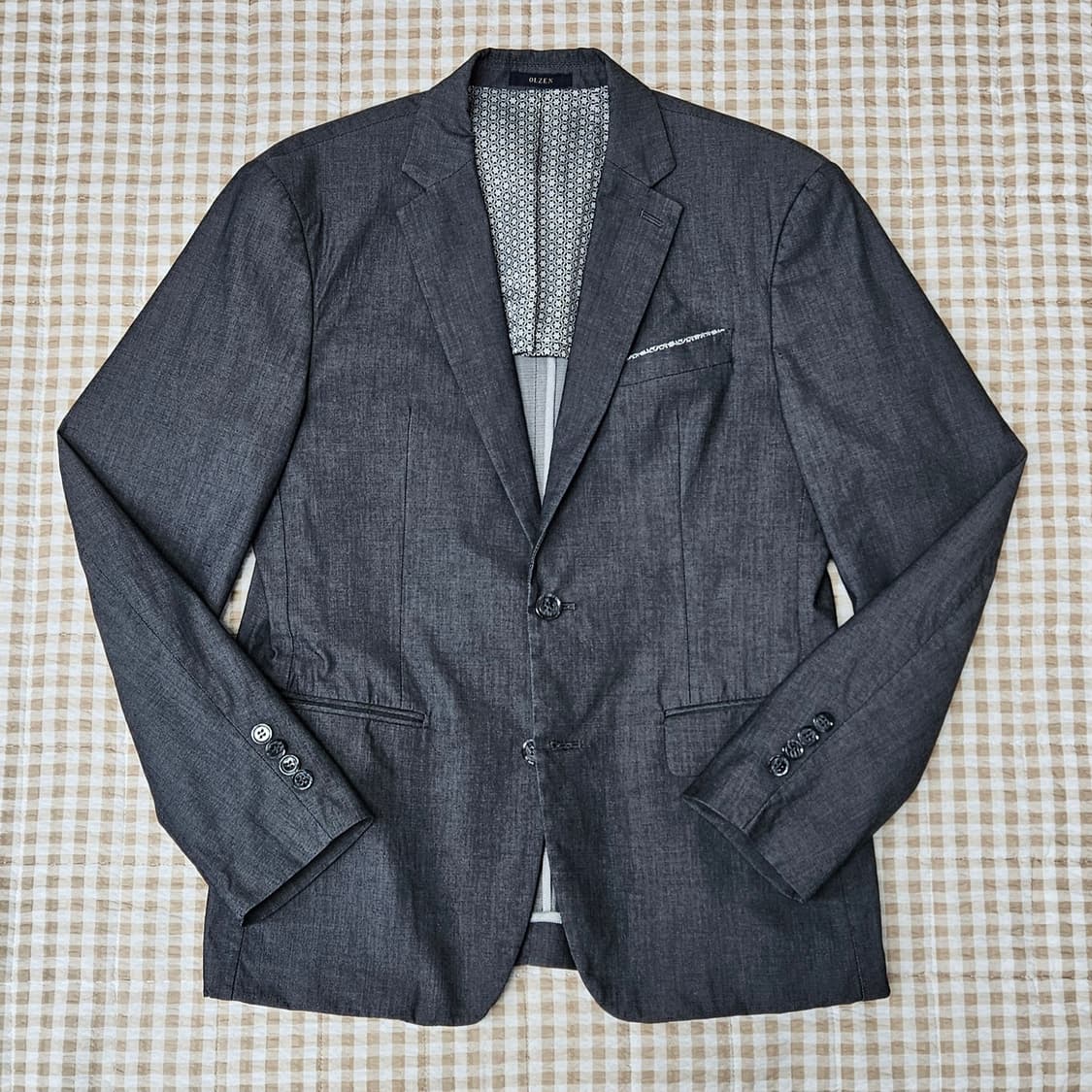 올젠 린넨 간절기 블레이저 자켓 남자100 상품이미지1
