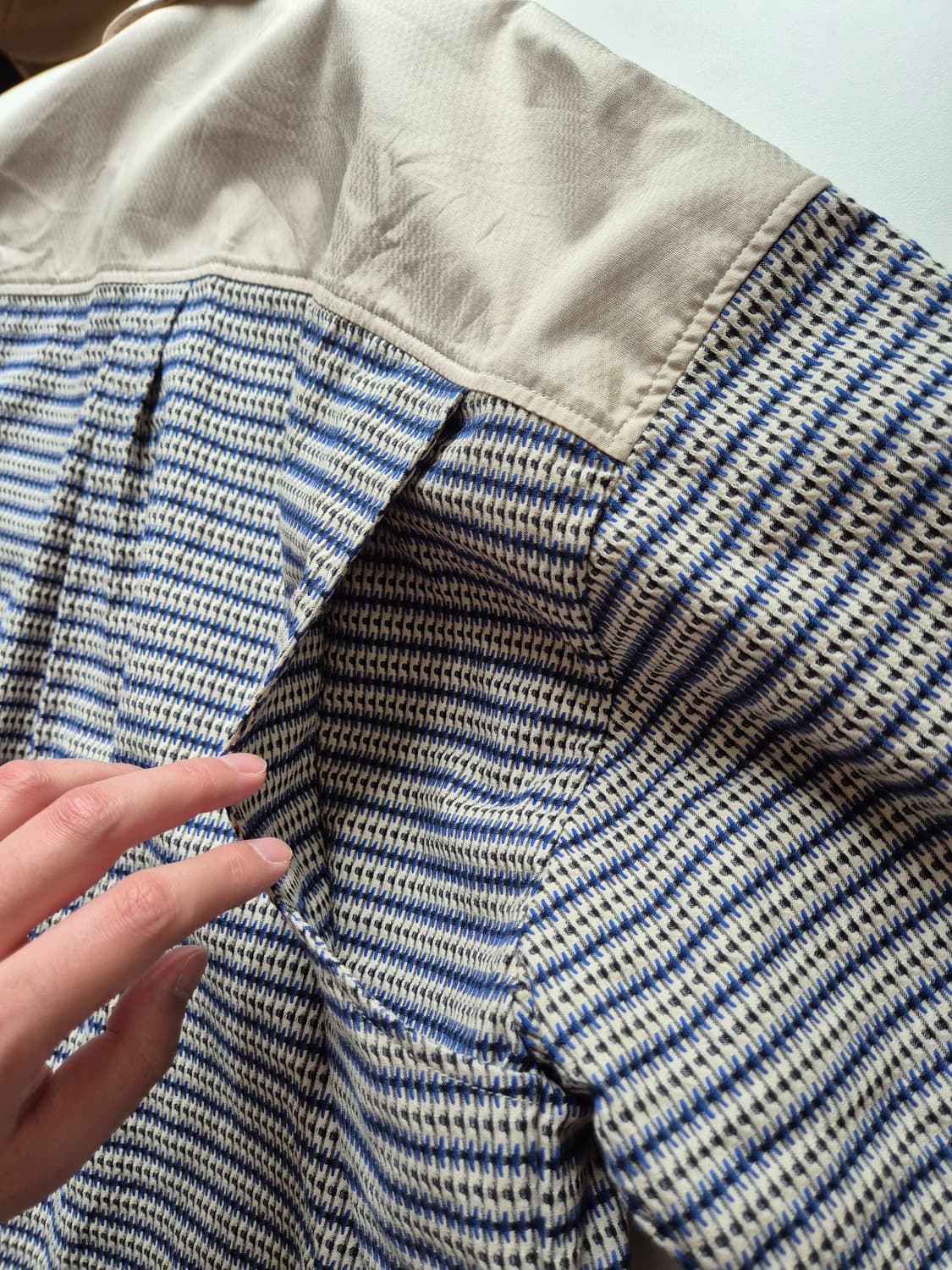 알루왈리아 자카드 반팔 셔츠(하프 셔츠) 상품이미지6