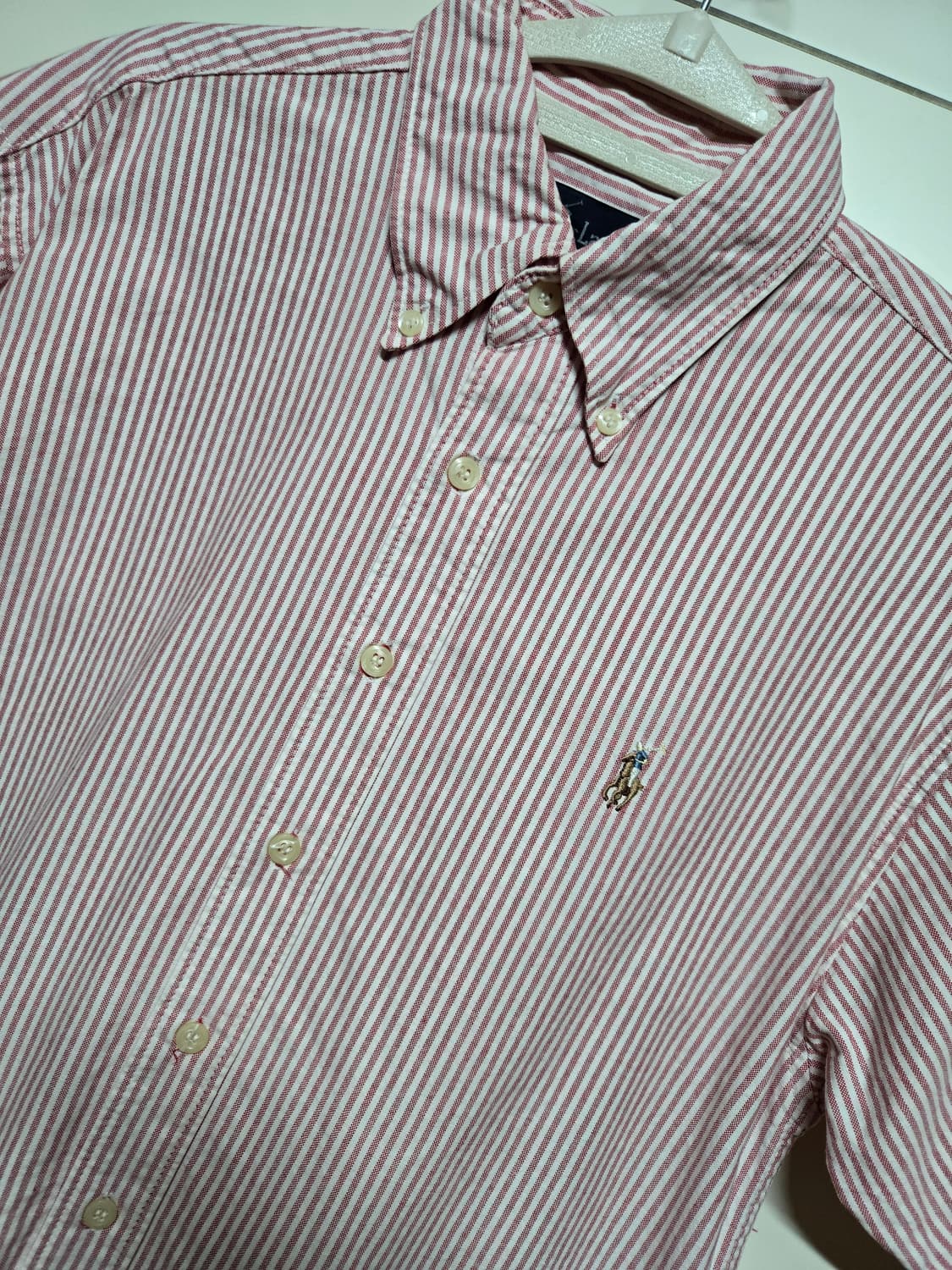 폴로 랄프로렌 옥스포드 스트라이프 멀티포니 반팔 셔츠 상품이미지2