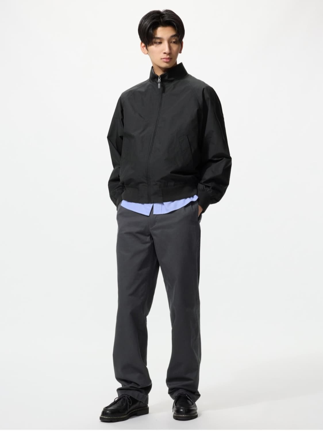 유니클로 스트레이트 치노 기장73 다크그레이 상품이미지1