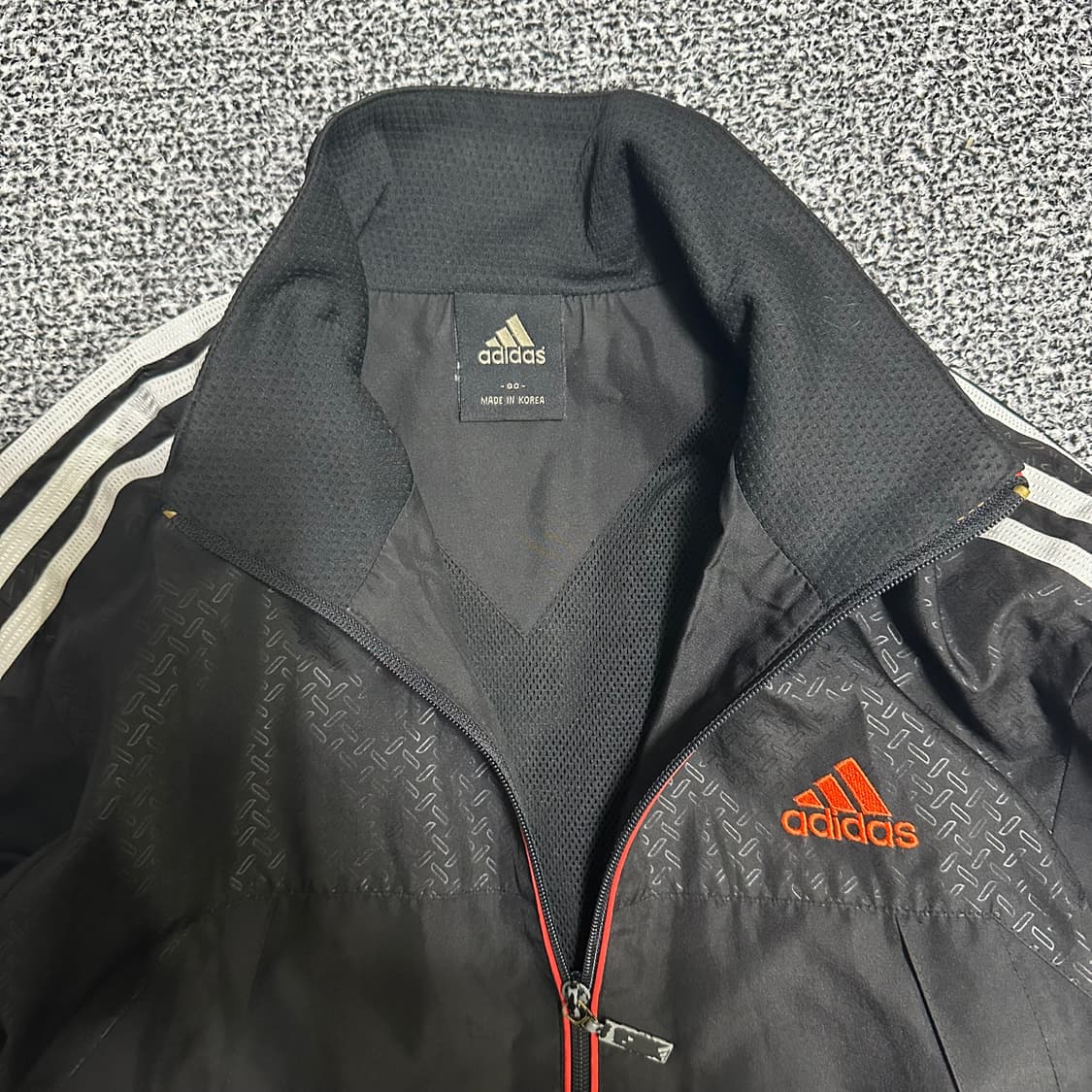 (95추천) 아디다스 삼선 블랙 바람막이 자켓 상품이미지2