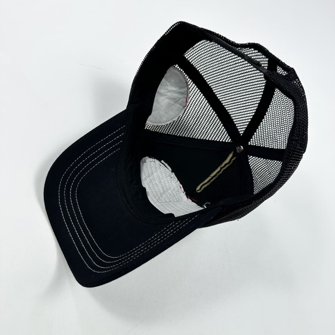 VTG 빈티지 스티치 메쉬 트러커캡 블랙 상품이미지5