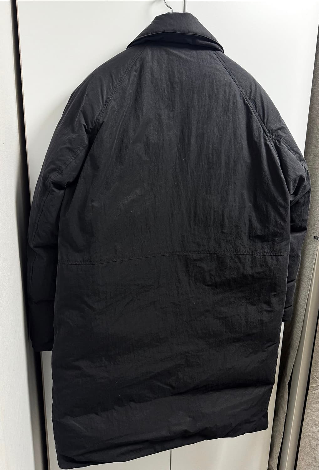 [105] TNGT 더플 구스 다운 롱패딩 블랙 상품이미지2