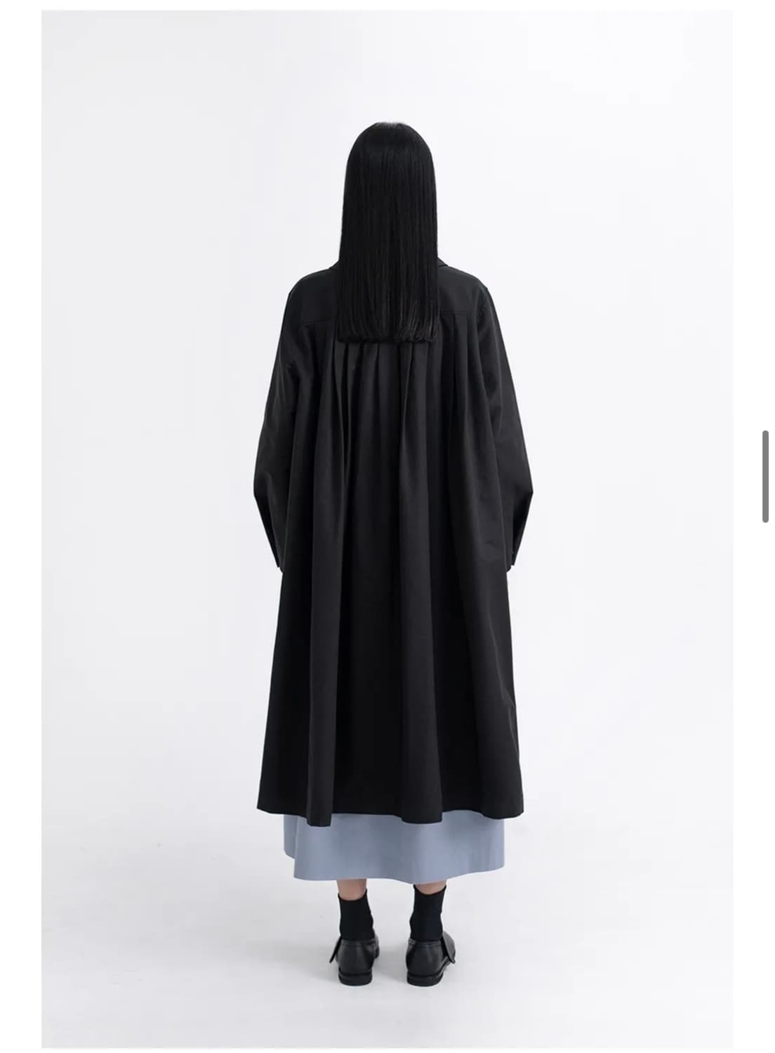 유노이아 플리츠 트렌치 코트 상품이미지3