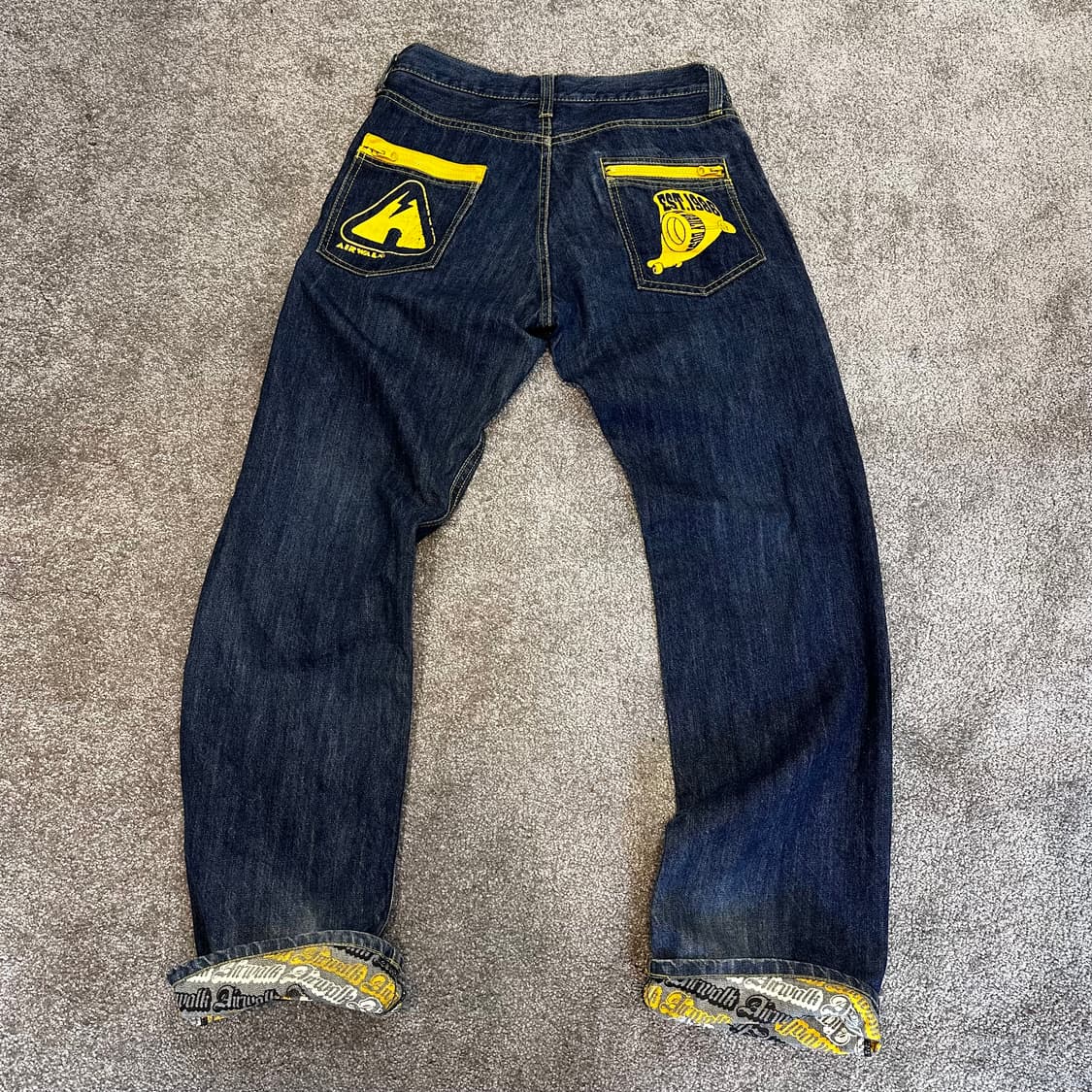 에어워크 딥블루 스트레이트 데님팬츠30 상품이미지1