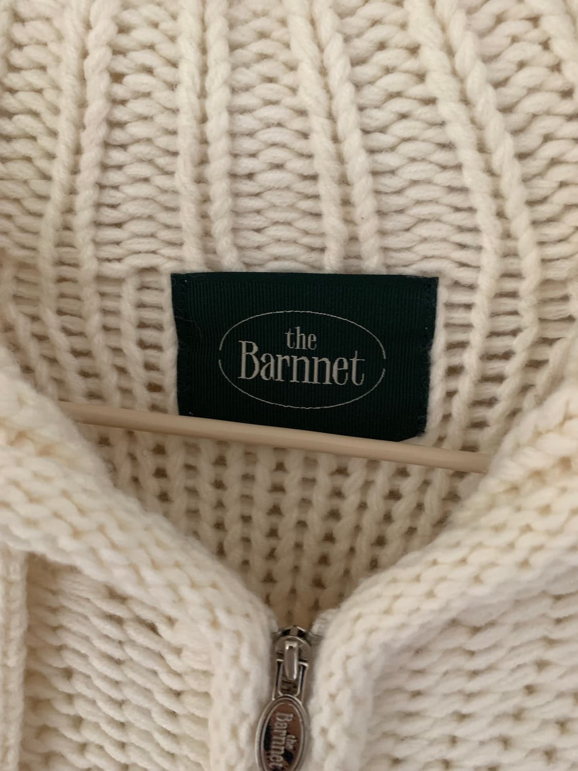The barrnnet 더바넷 솝 집업 니트 가디건 상품이미지4