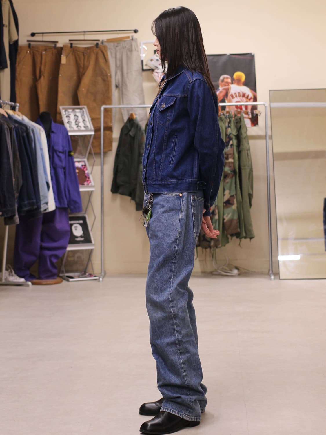 80s USA MADE Levi’s 76581-0214 상품이미지1