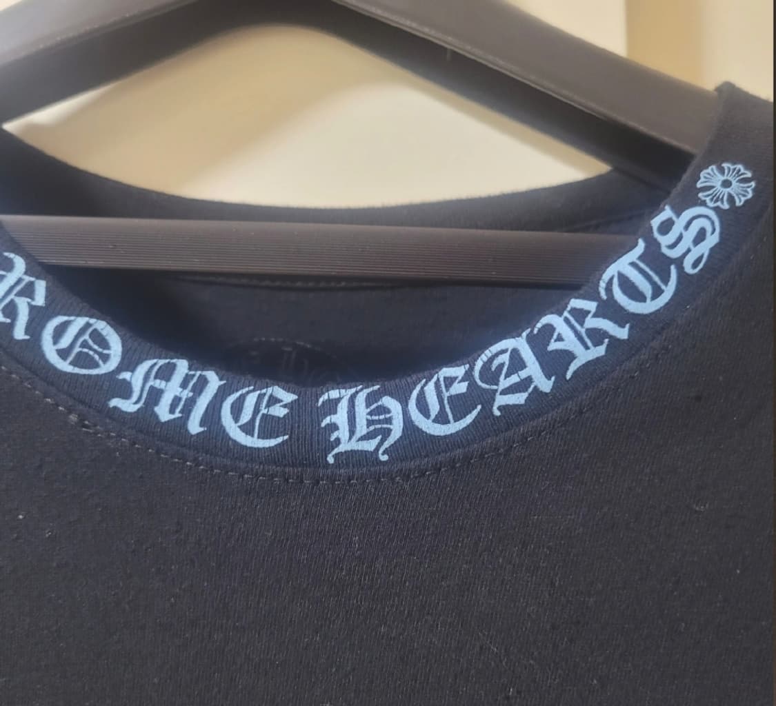 크롬하츠 넥로고 롱슬리브 블랙 M 상품이미지3