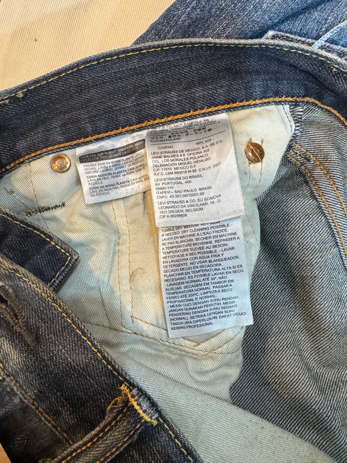 리바이스 501 33in 상품이미지9