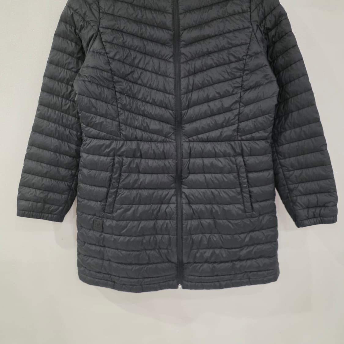 WIDE ANGLE 여성 경량 구스다운 롱패딩 105 상품이미지3