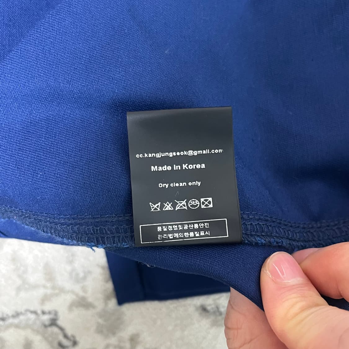 X french jacket / blue 상품이미지7