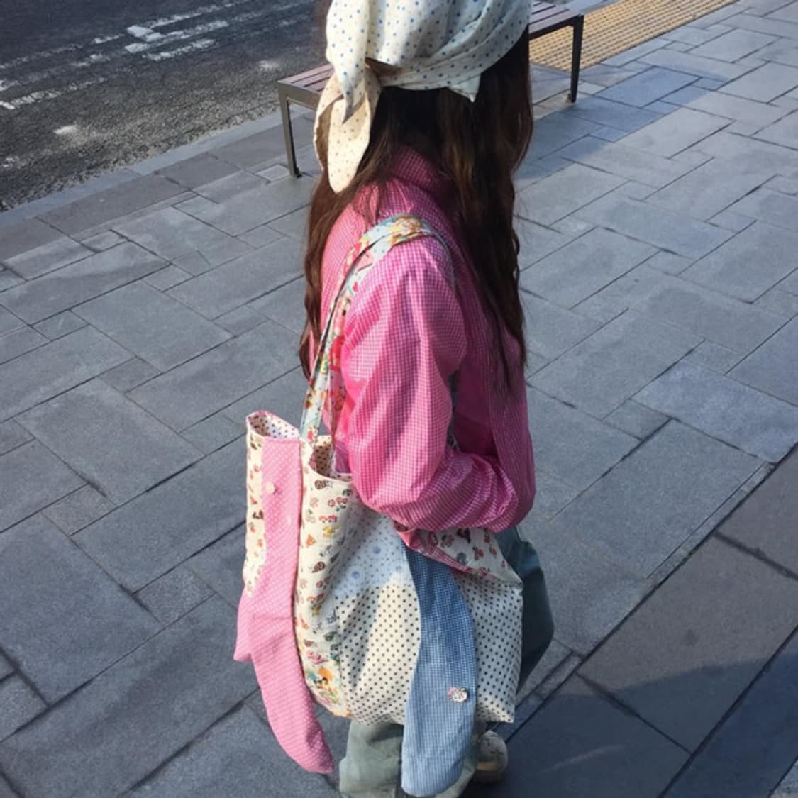 eggu crazy happy reversible tote bag 상품이미지1