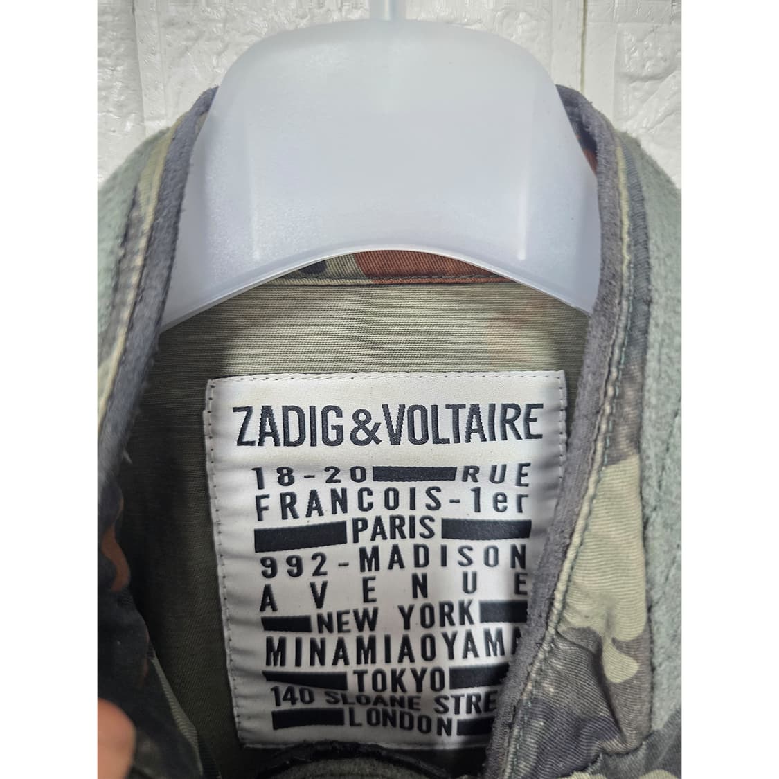 택포_ 쟈딕앤볼테르 밀리터리 카모 자켓 M 상품이미지2