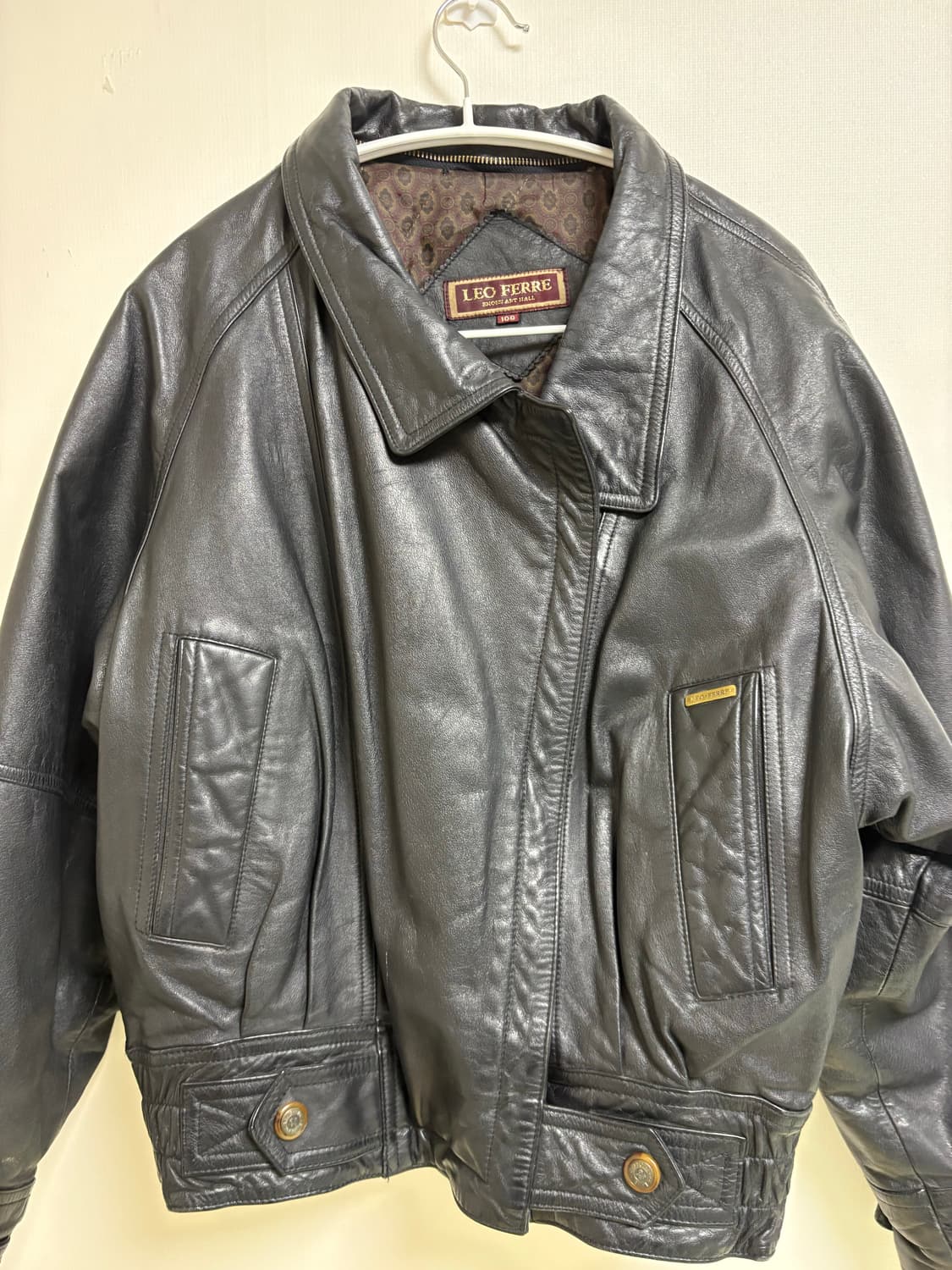 레더자켓 크롭 상품이미지1