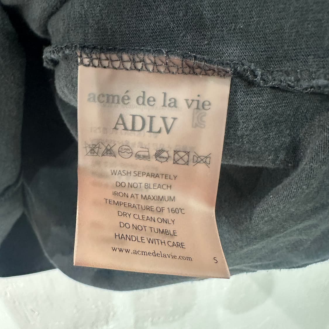 아크메드라비 반팔티 2size 상품이미지7