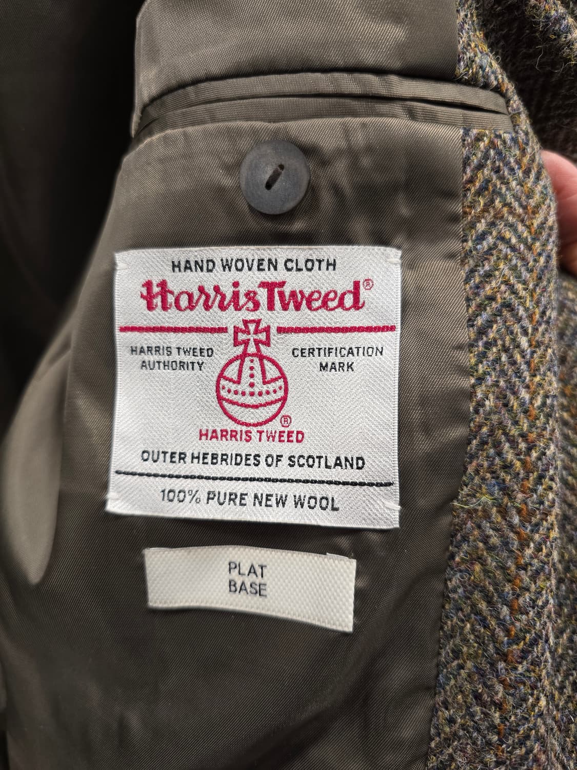 해리스 트위드 헤링본 울 블레이저 자켓 95정도 상품이미지7