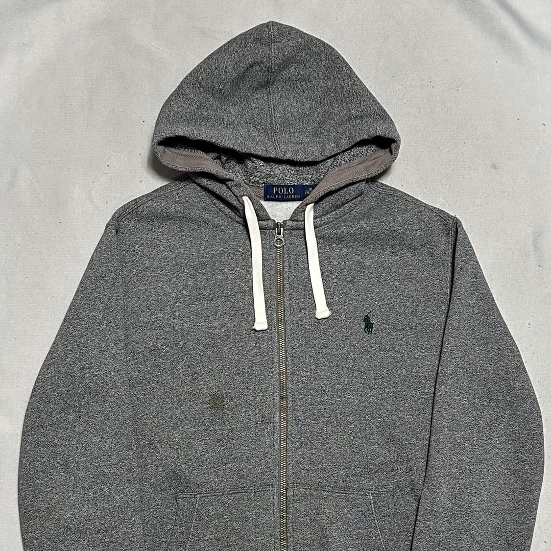 M 폴로랄프로렌 기모 그레이 후드집업 상품이미지1